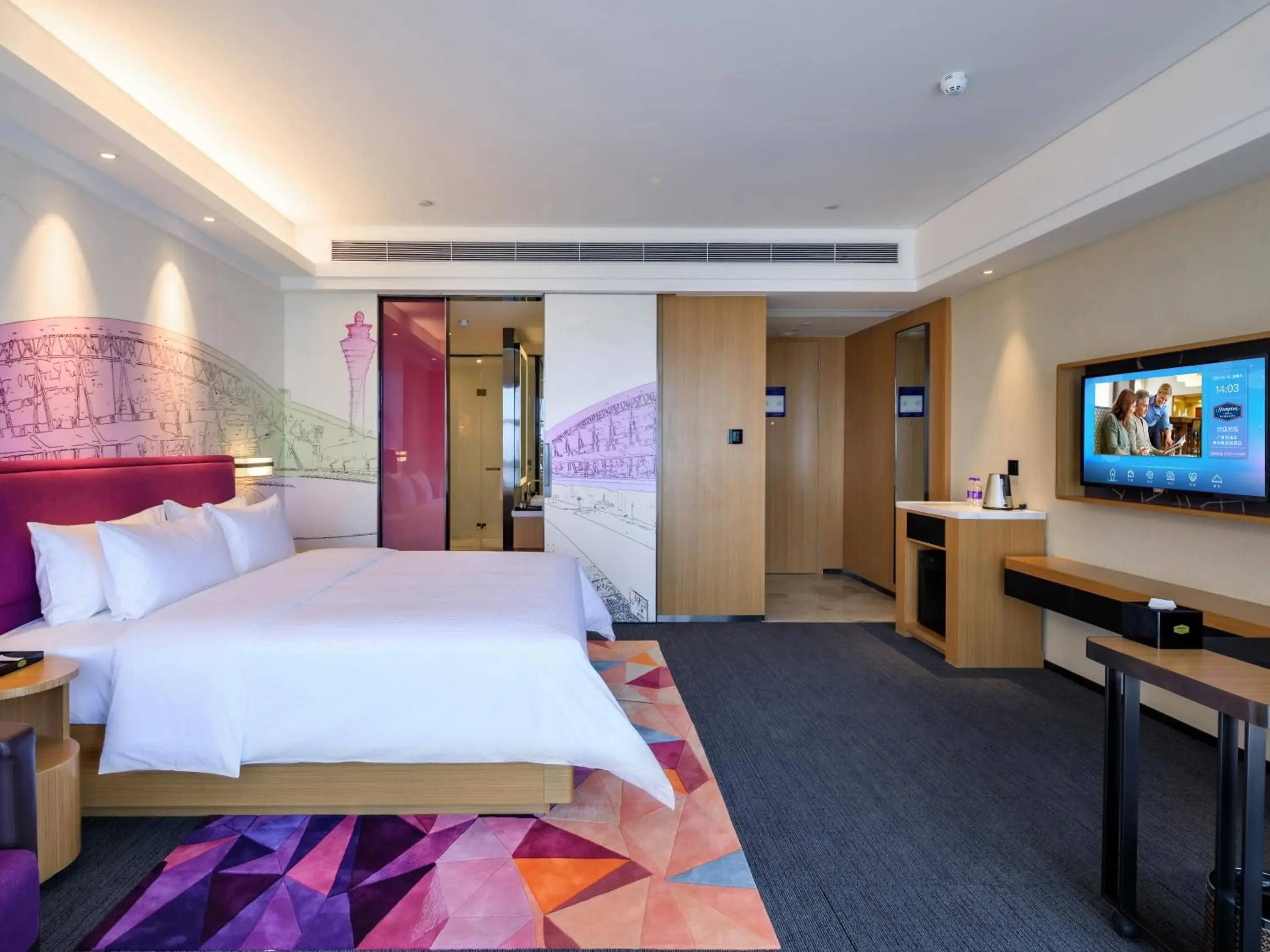 Deluxe Queen Room in Hampton by Hilton Guangzhou Baiyun Airport North Deluxe Queen Room in Hampton by Hilton Guangzhou Baiyun Airport North