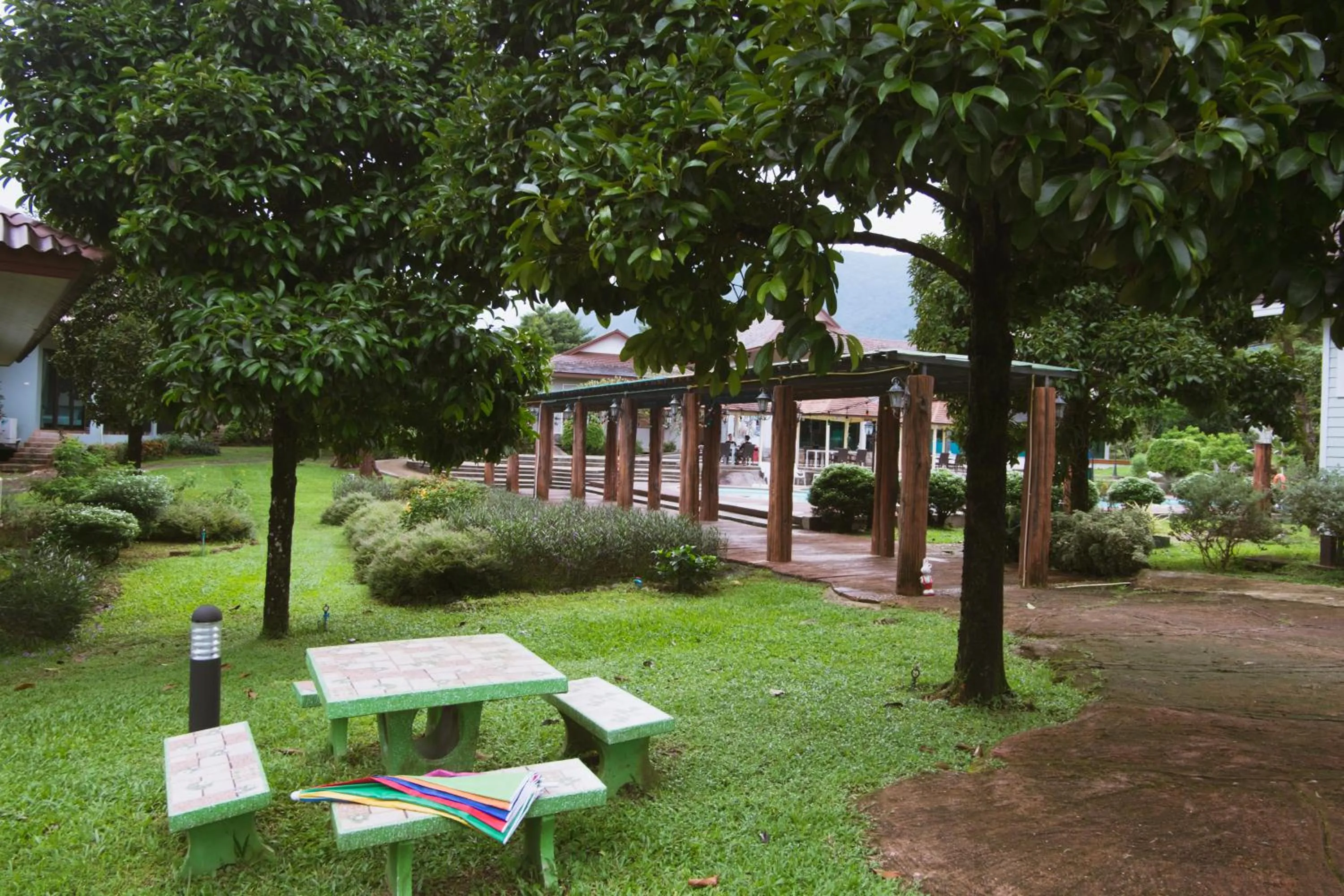 Garden in Akantuka Homestay