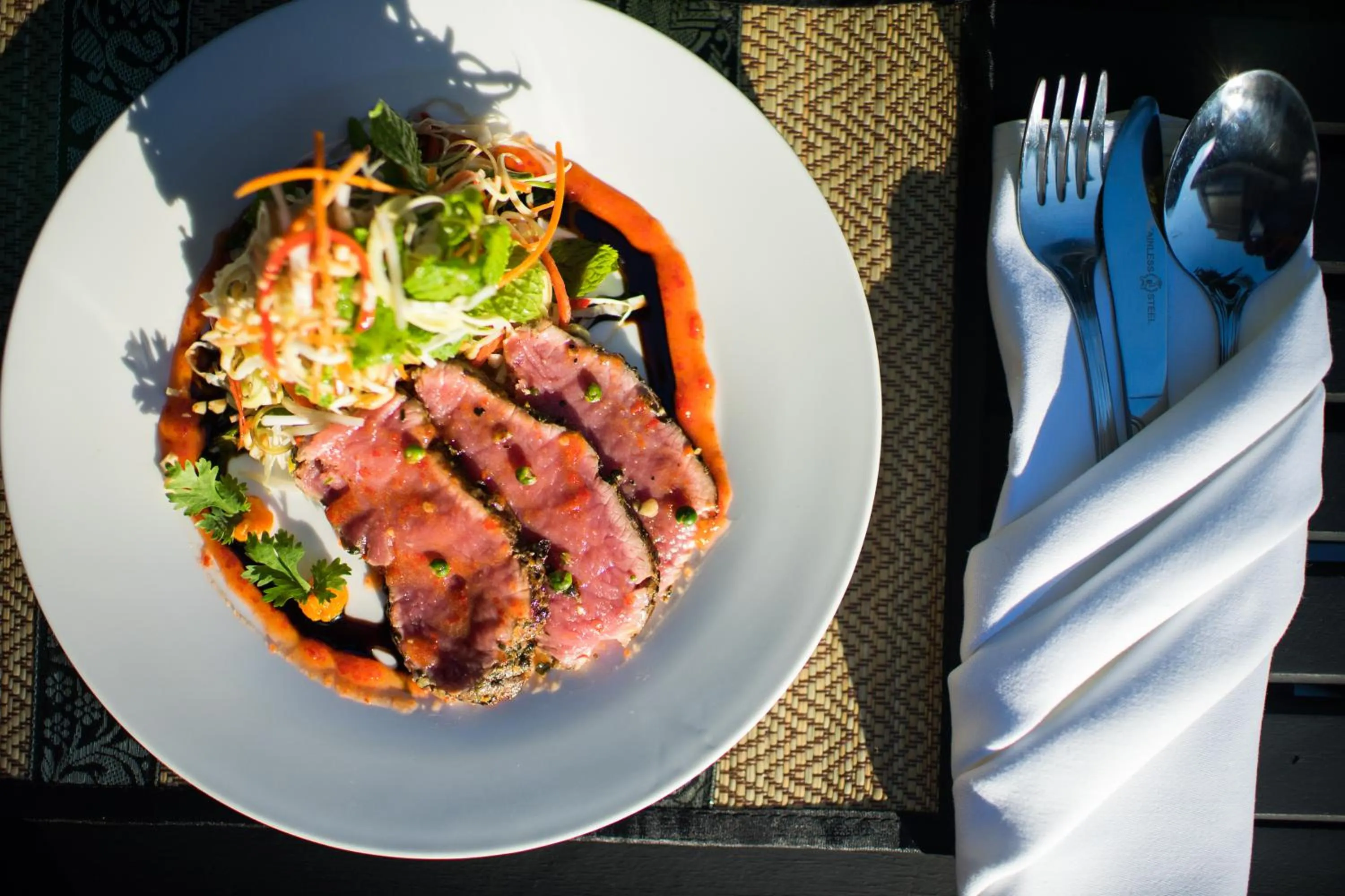 Lunch in Noni Tree Hostel