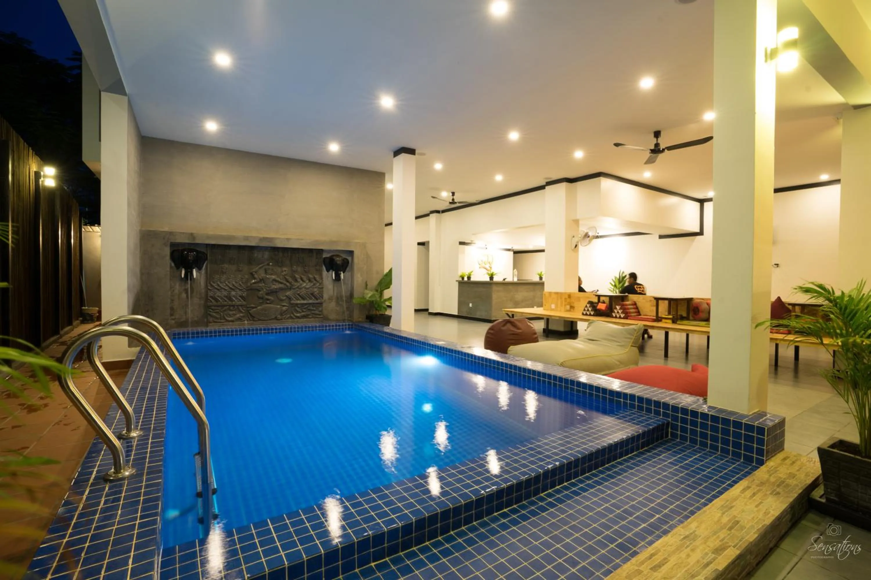 Patio in Noni Tree Hostel