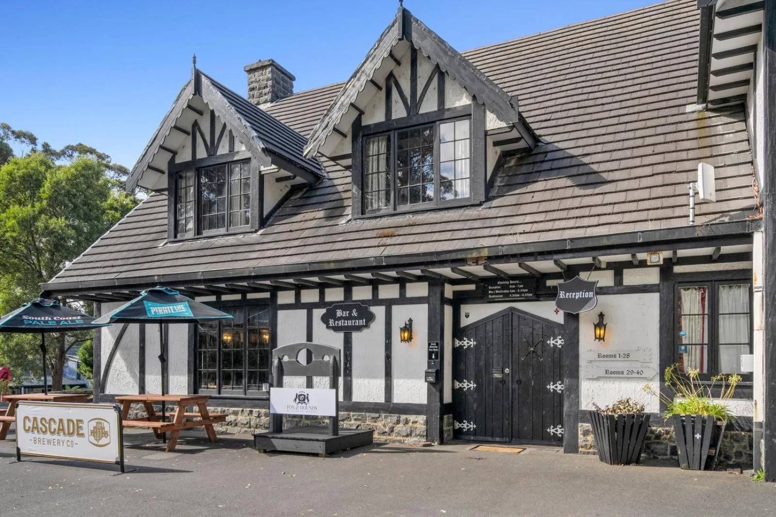 Property building in The Fox and Hounds Historic Hotel