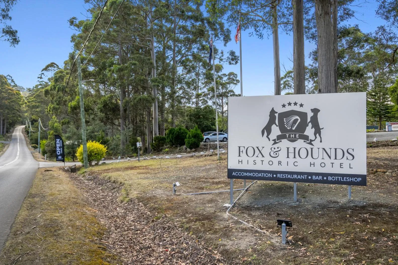 Property logo or sign in The Fox and Hounds Historic Hotel