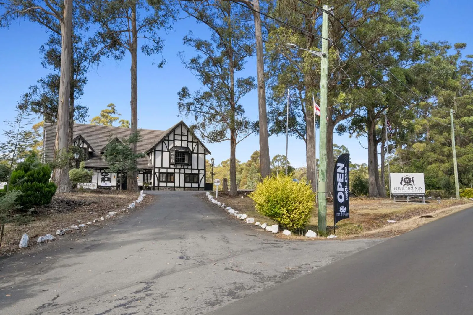 Property building in The Fox and Hounds Historic Hotel