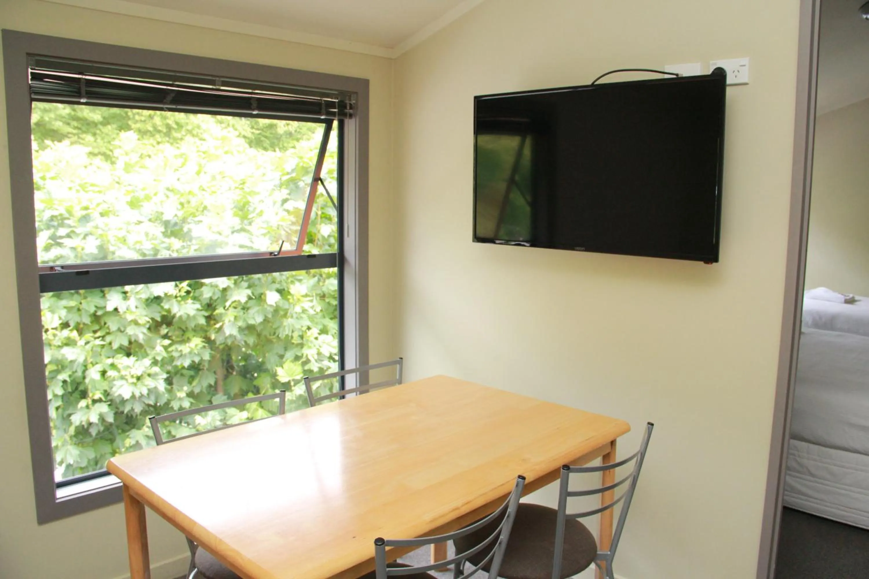Dining area in Nikau Apartments