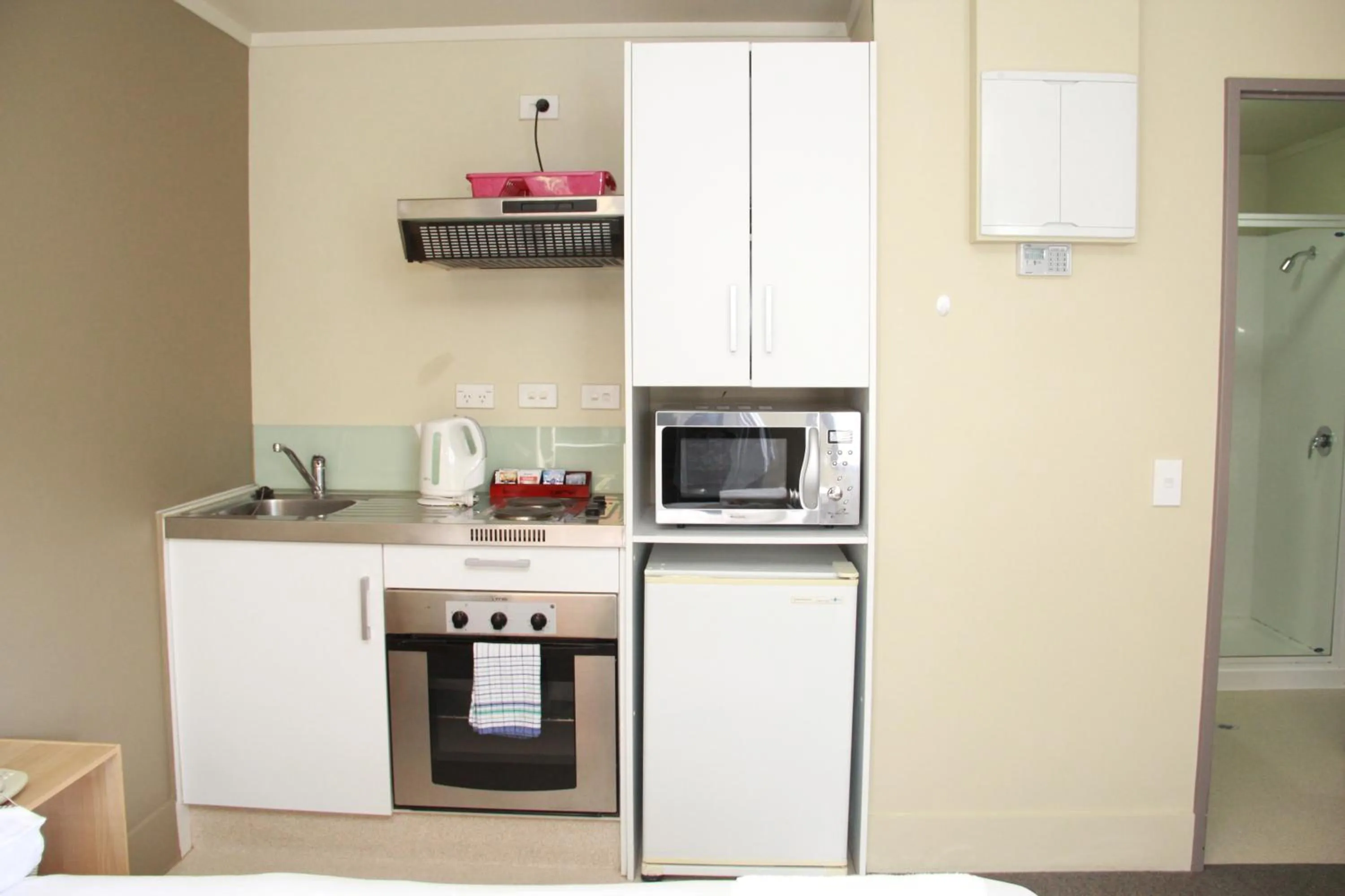 Kitchen or kitchenette in Nikau Apartments