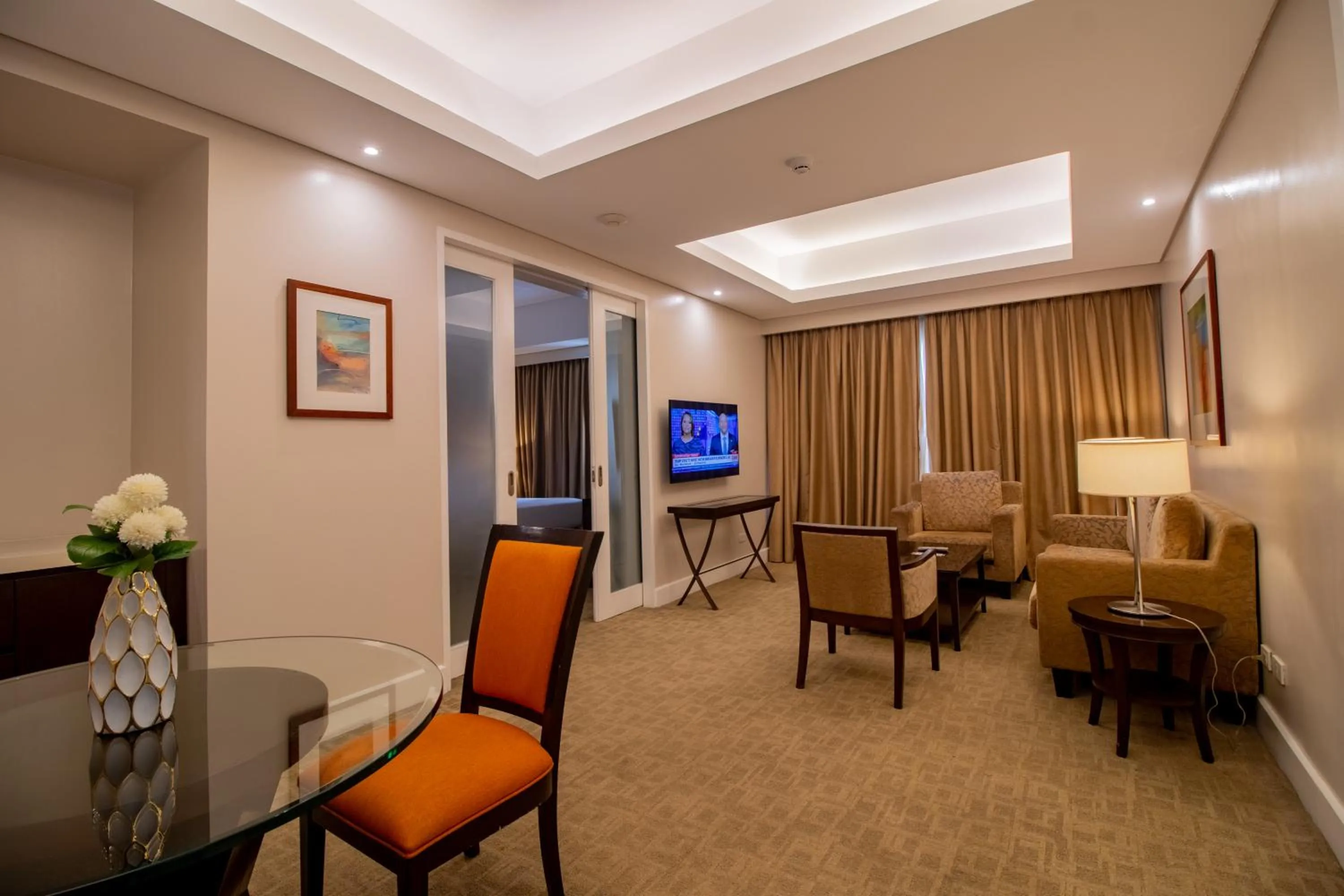 Living room in Harolds Hotel Cebu