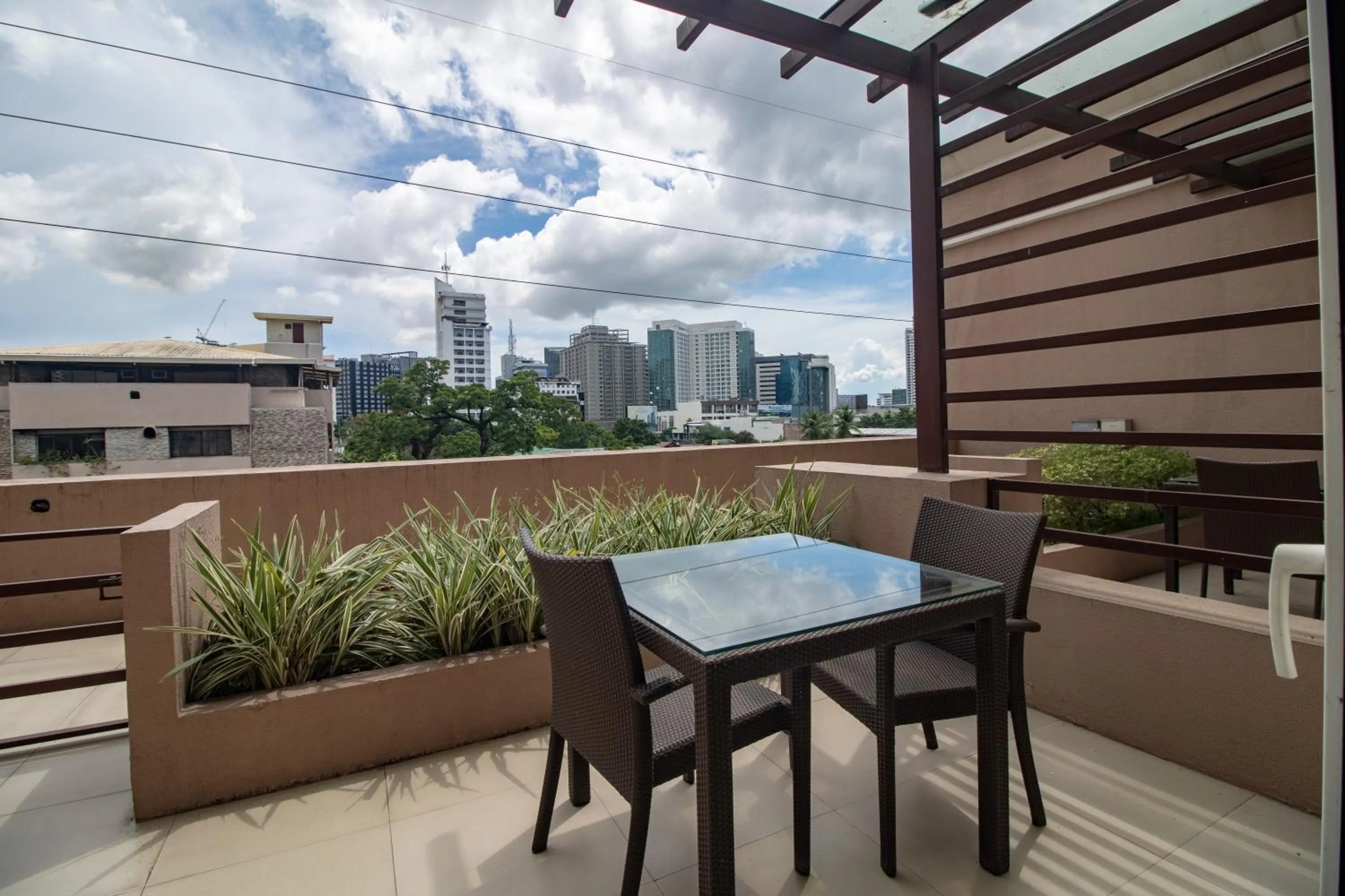 Balcony/Terrace in Harolds Hotel Cebu