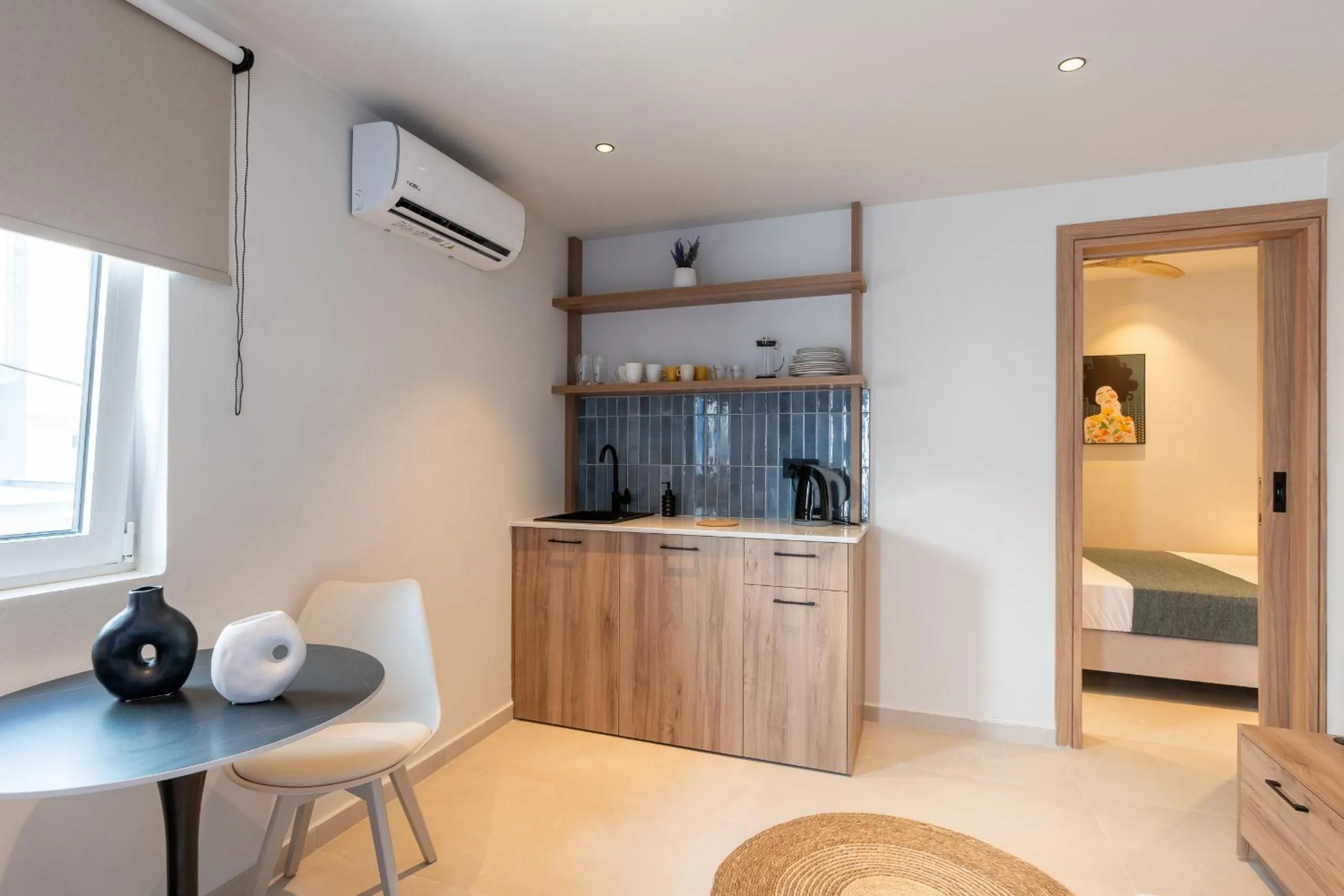 Bed in Psaras Apartments