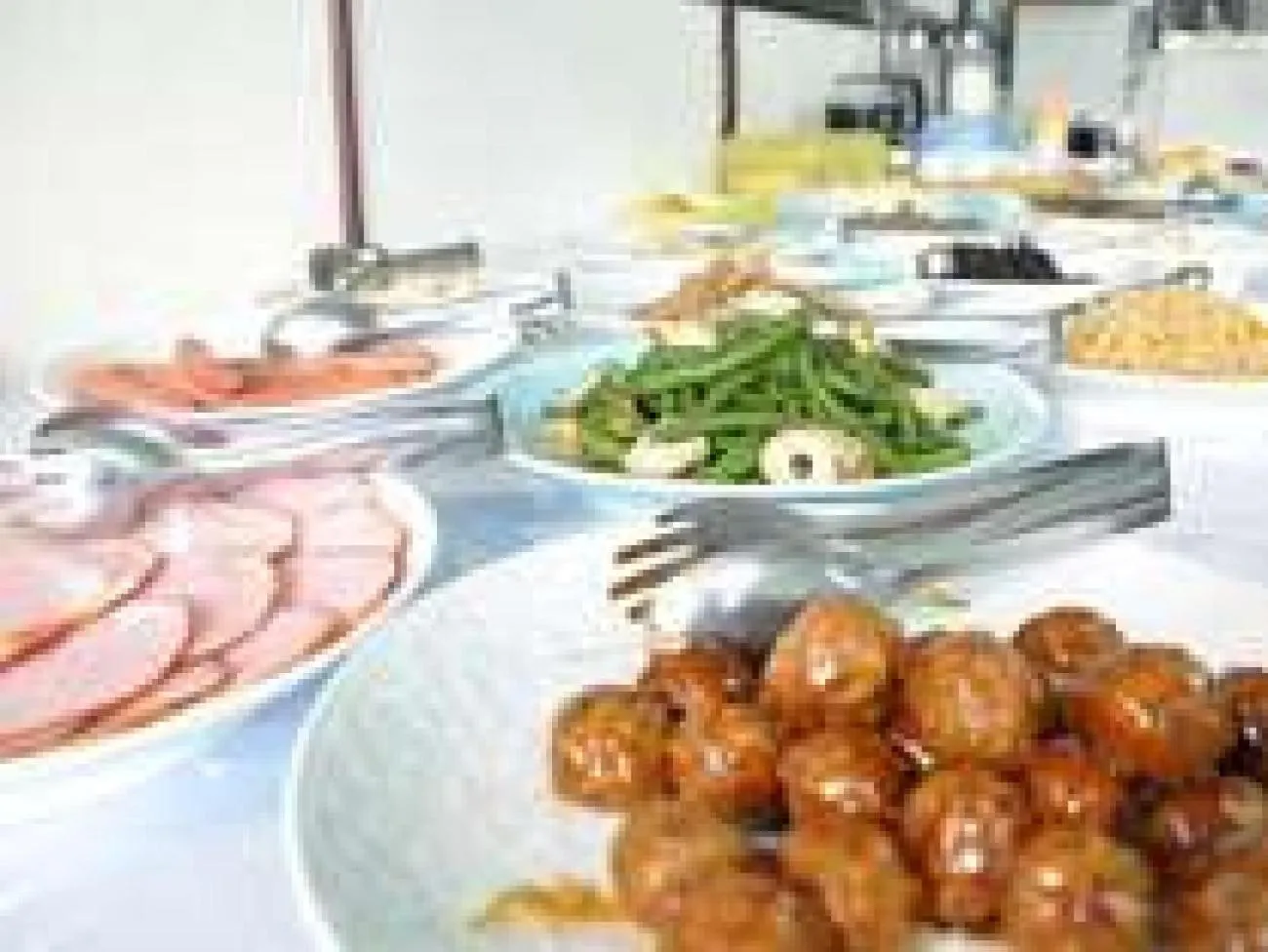 Breakfast, Food in Green Hotel Shimonoseki