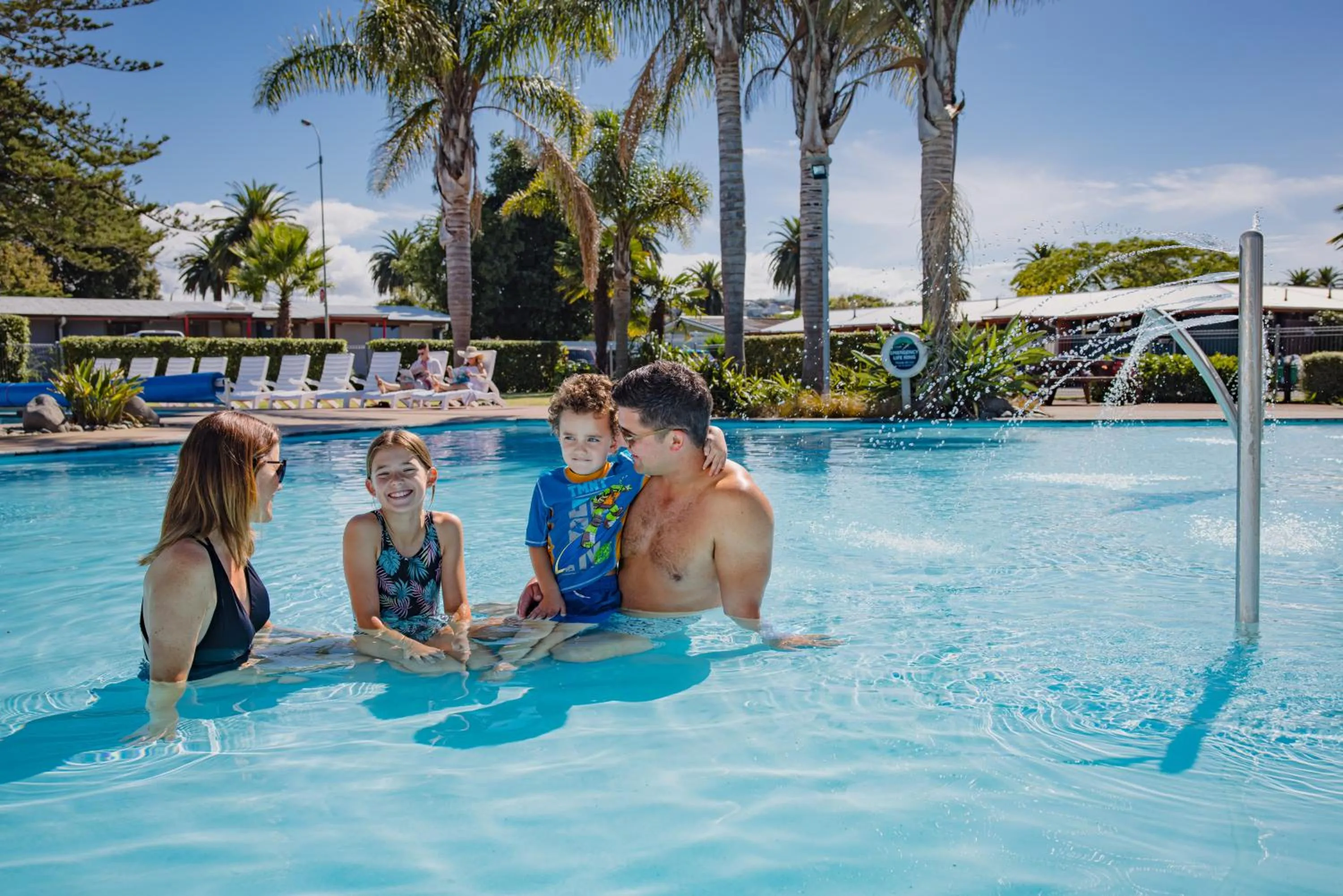 Swimming pool in Kennedy Park Resort Napier