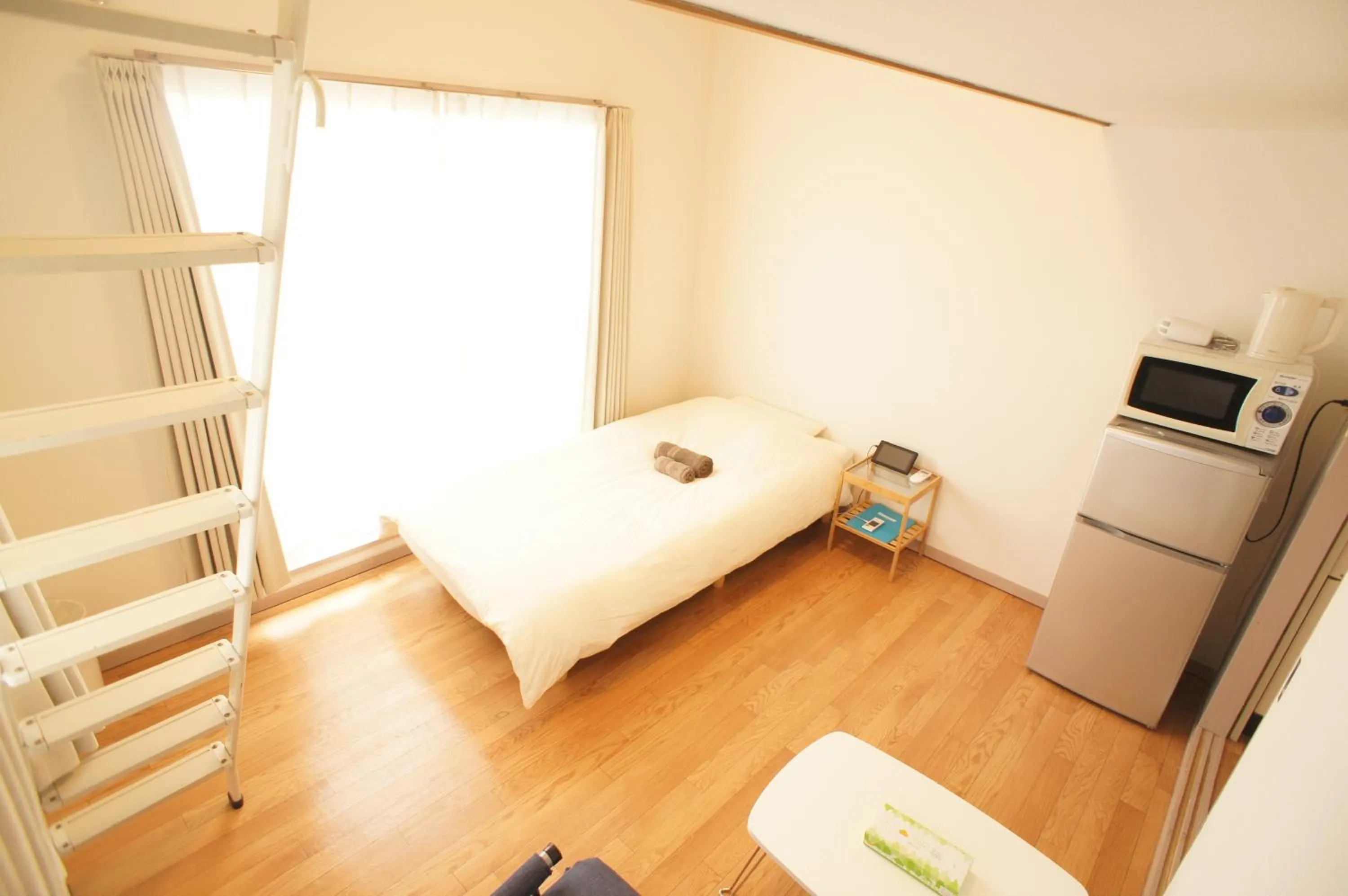 Photo of the whole room, Bed in Plusonefujisaki