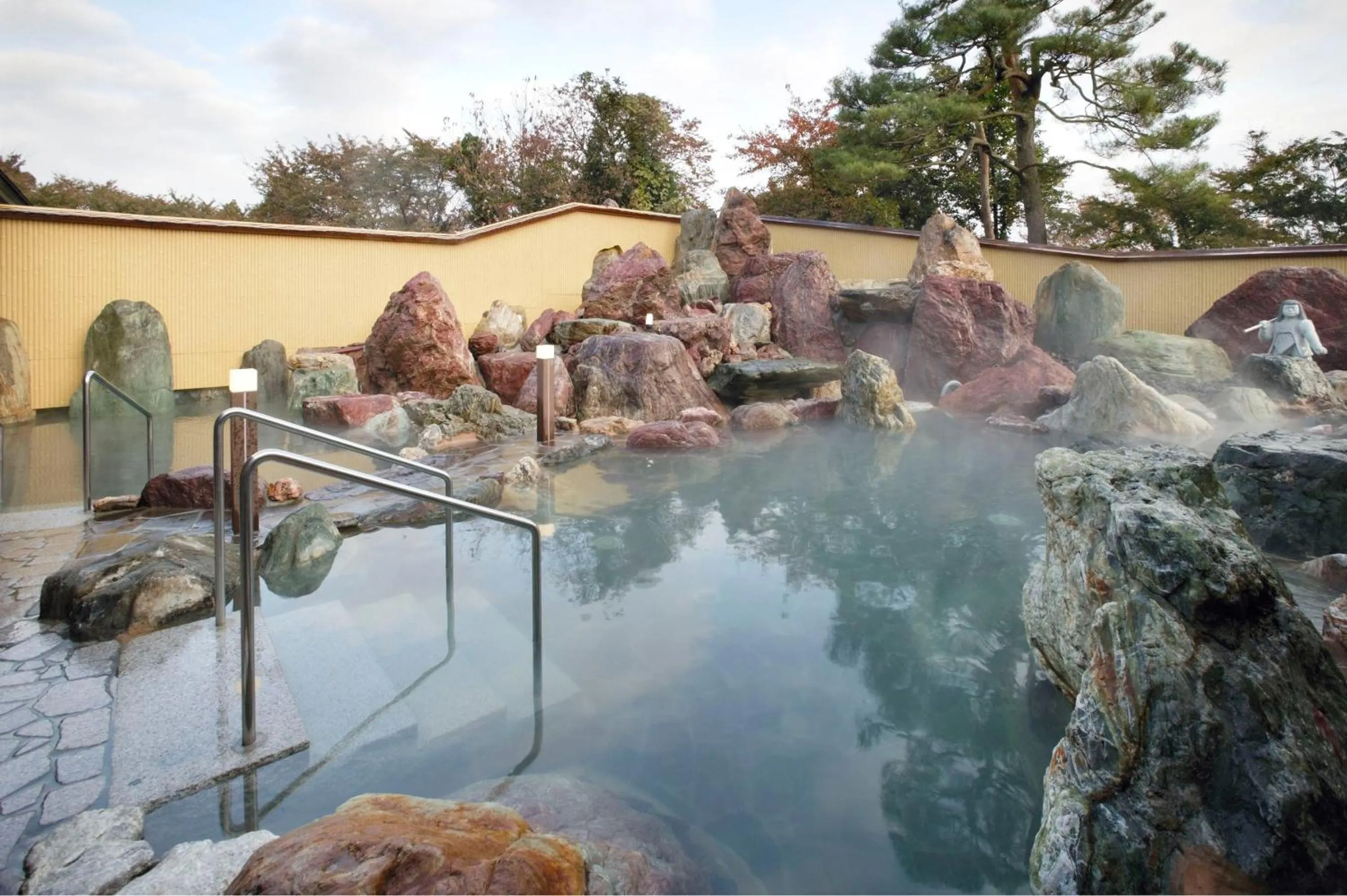 Hot Spring Bath in Kintarou Onsen Hotel