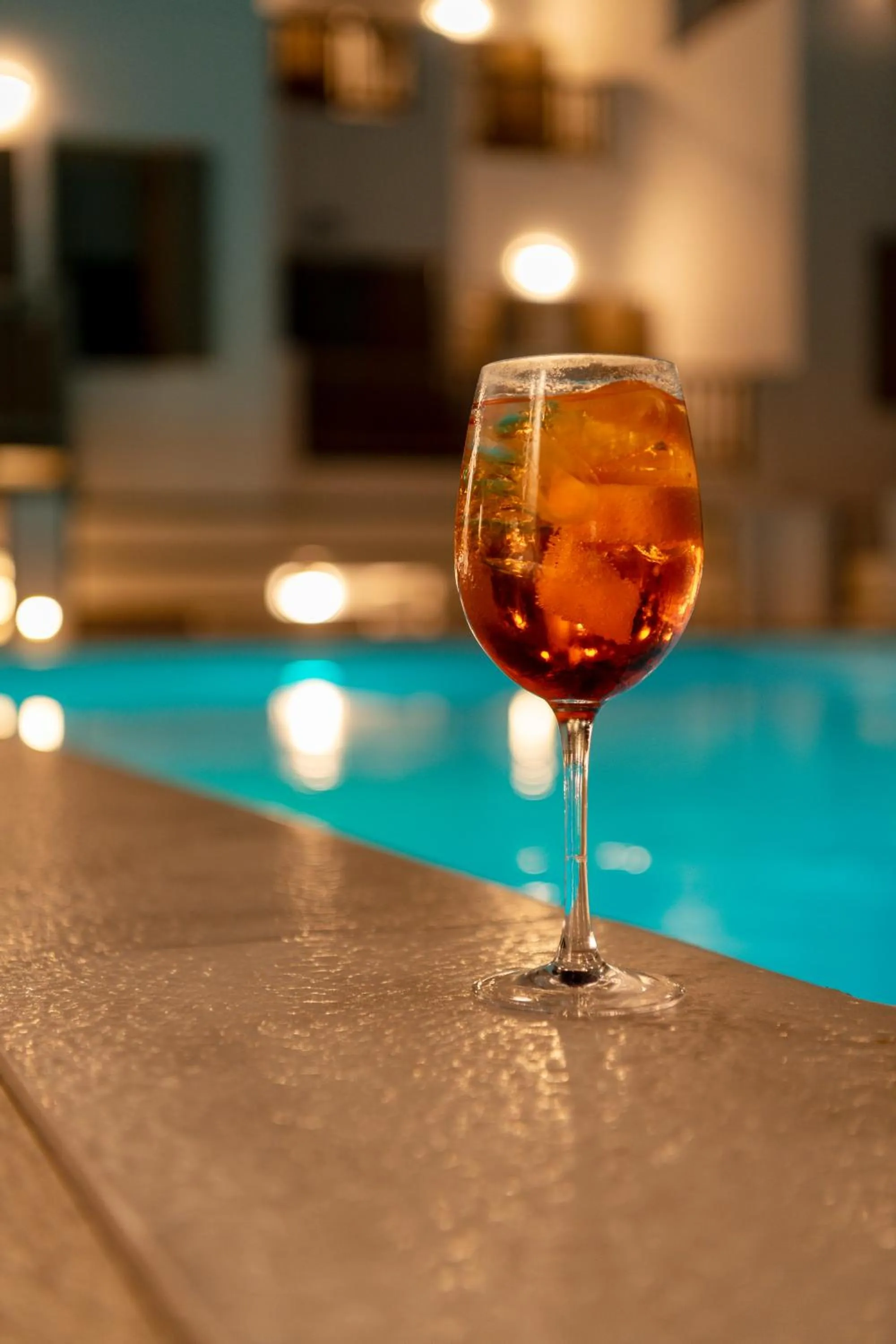 Swimming pool in Lithos by Spyros & Flora