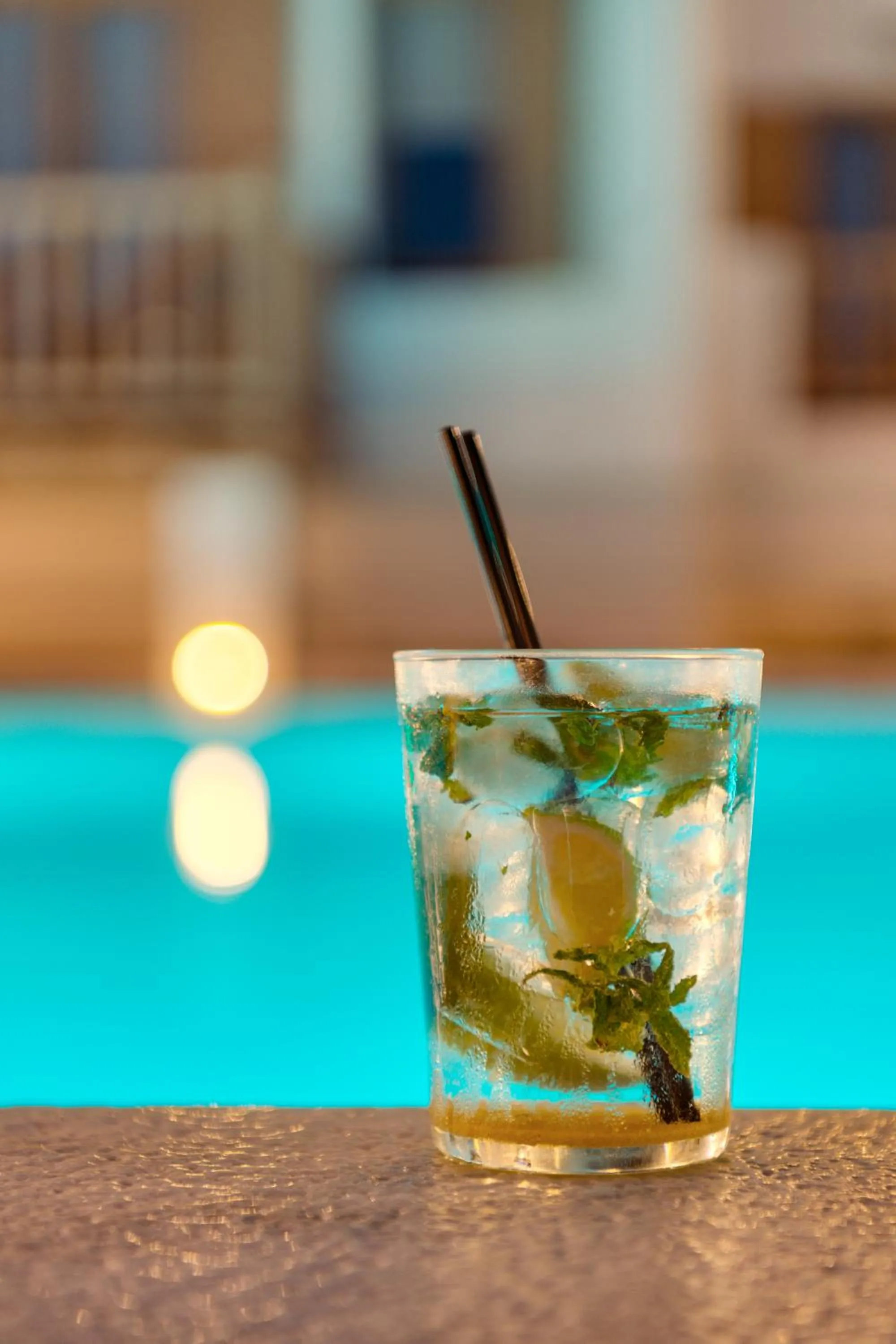 Swimming pool in Lithos by Spyros & Flora