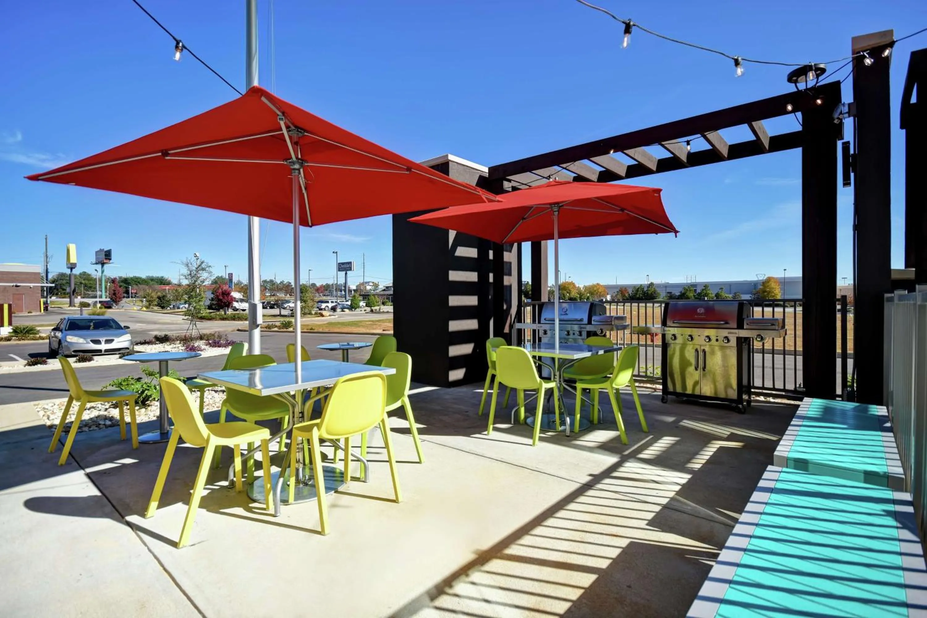 Patio in Home 2 Suites By Hilton Dothan