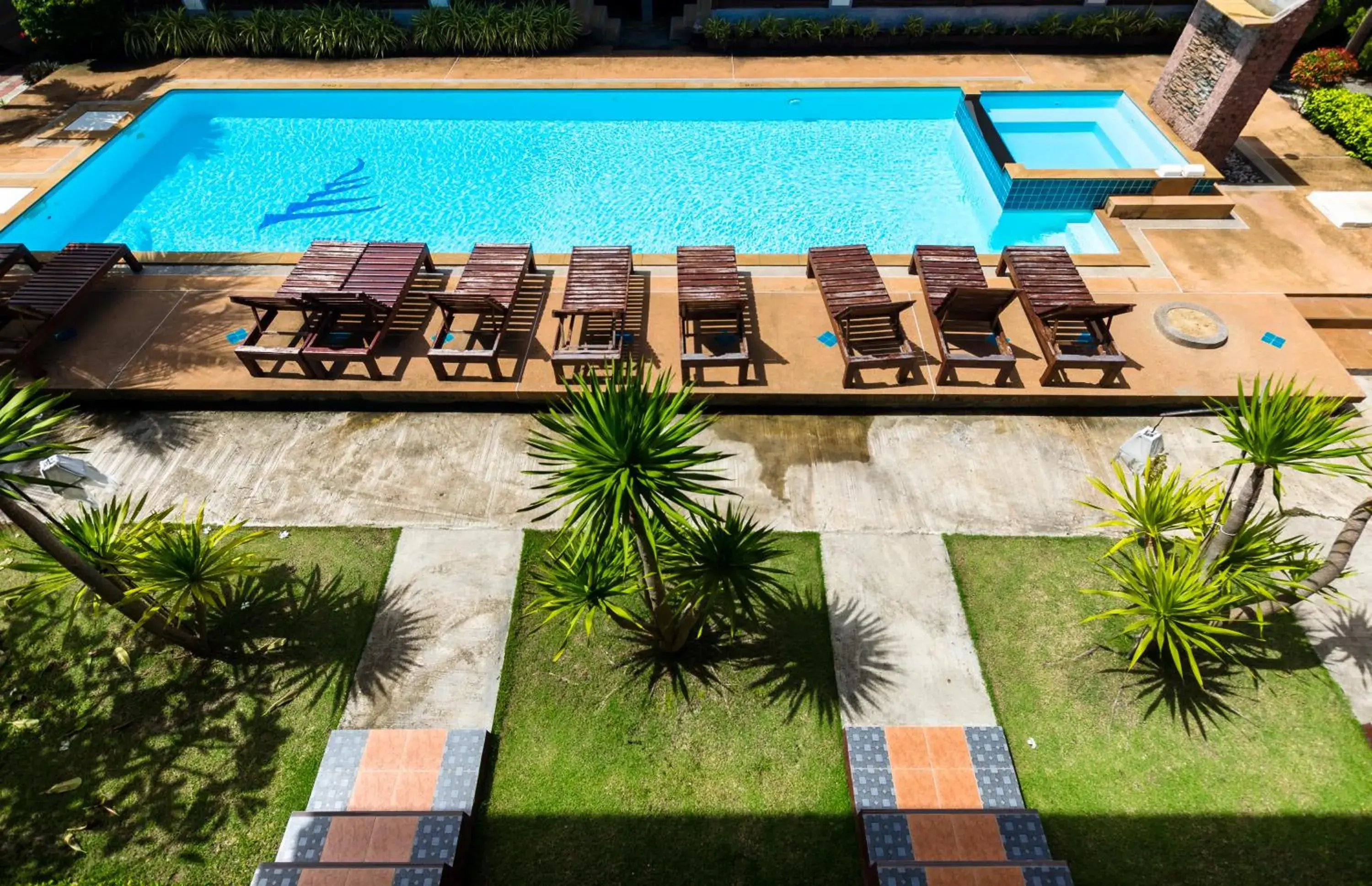 Double Room with Pool View in Sleep In Lanta Resort Double Room with Pool View in Sleep In Lanta Resort