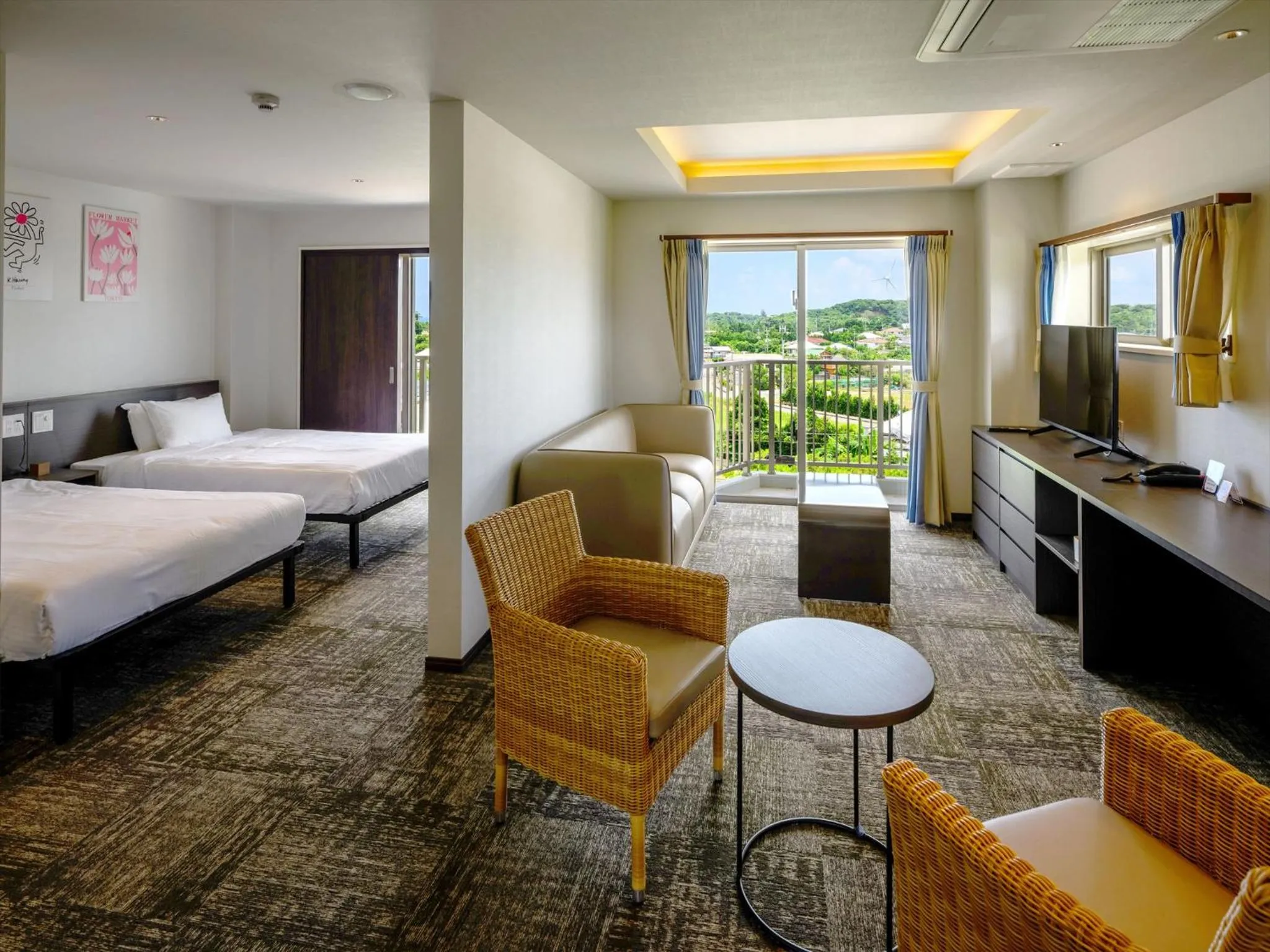 Bed in Lit Hotel NAKIJIN