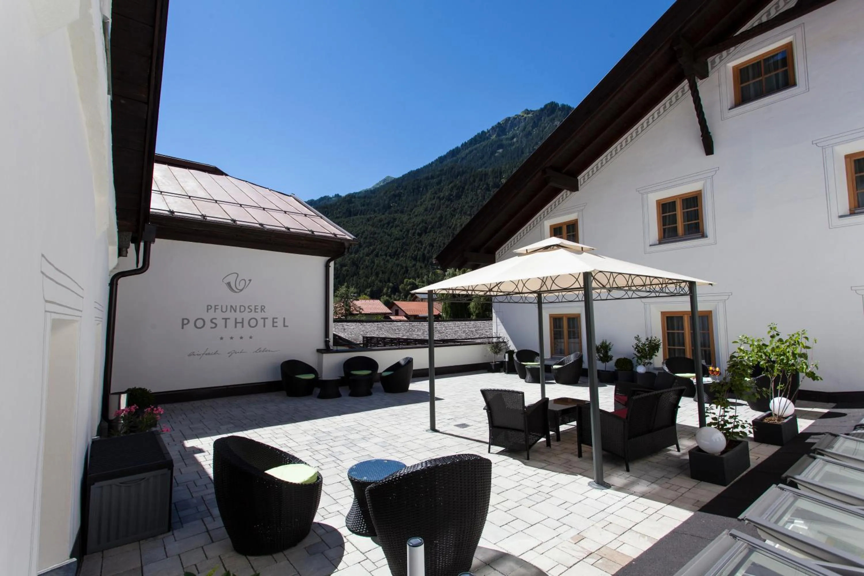 Balcony/Terrace in Posthotel Pfunds