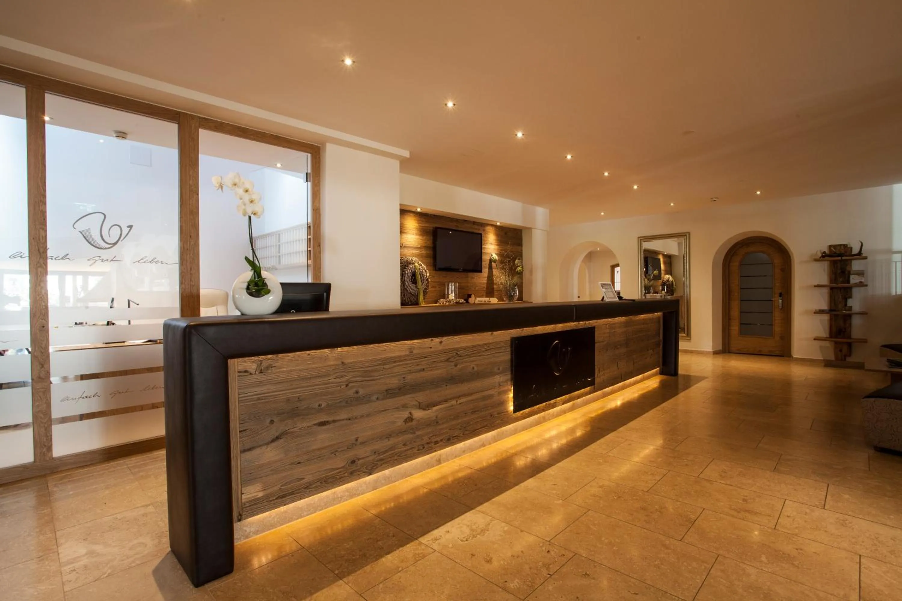 Lobby or reception in Posthotel Pfunds