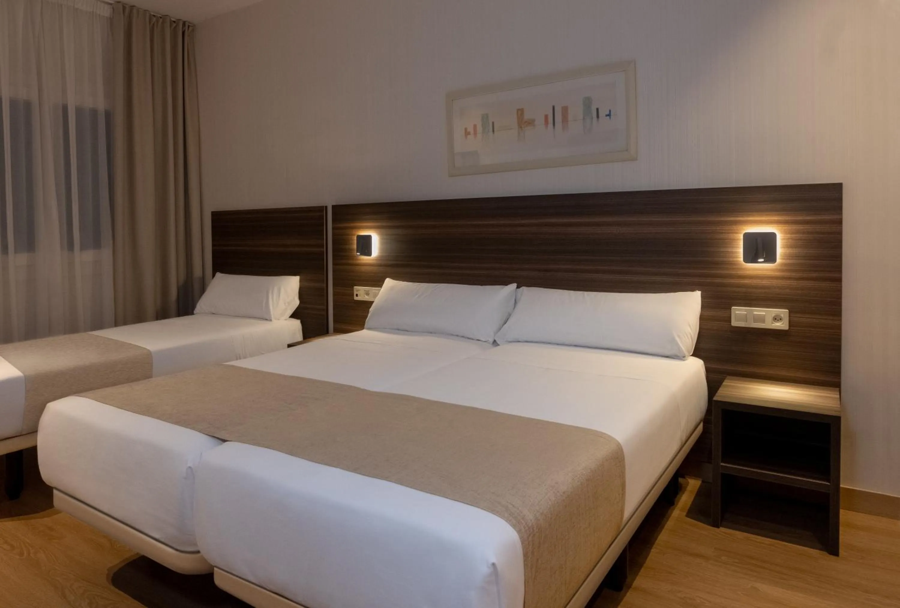 Bed in Hotel Belcaire