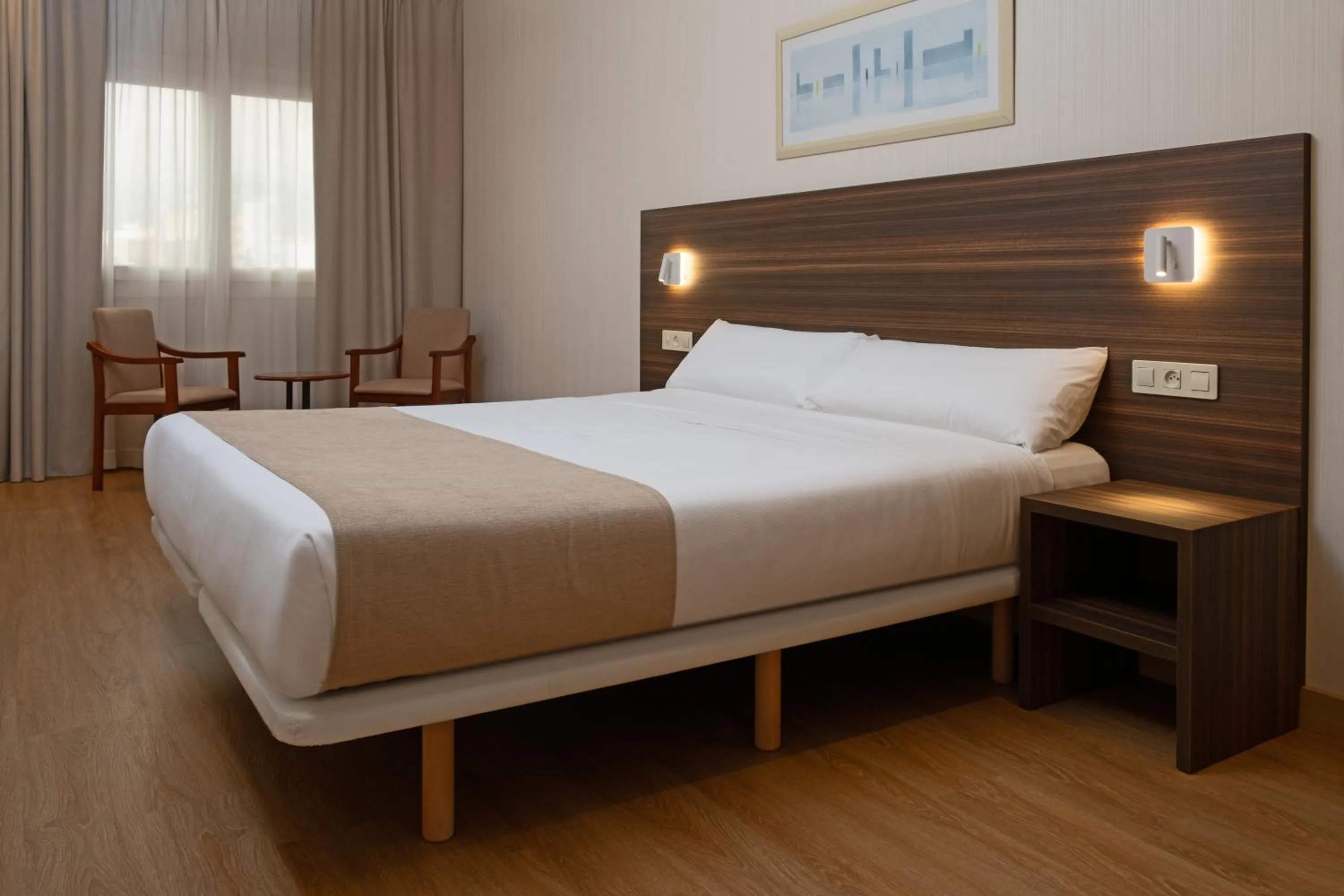 Bed in Hotel Belcaire