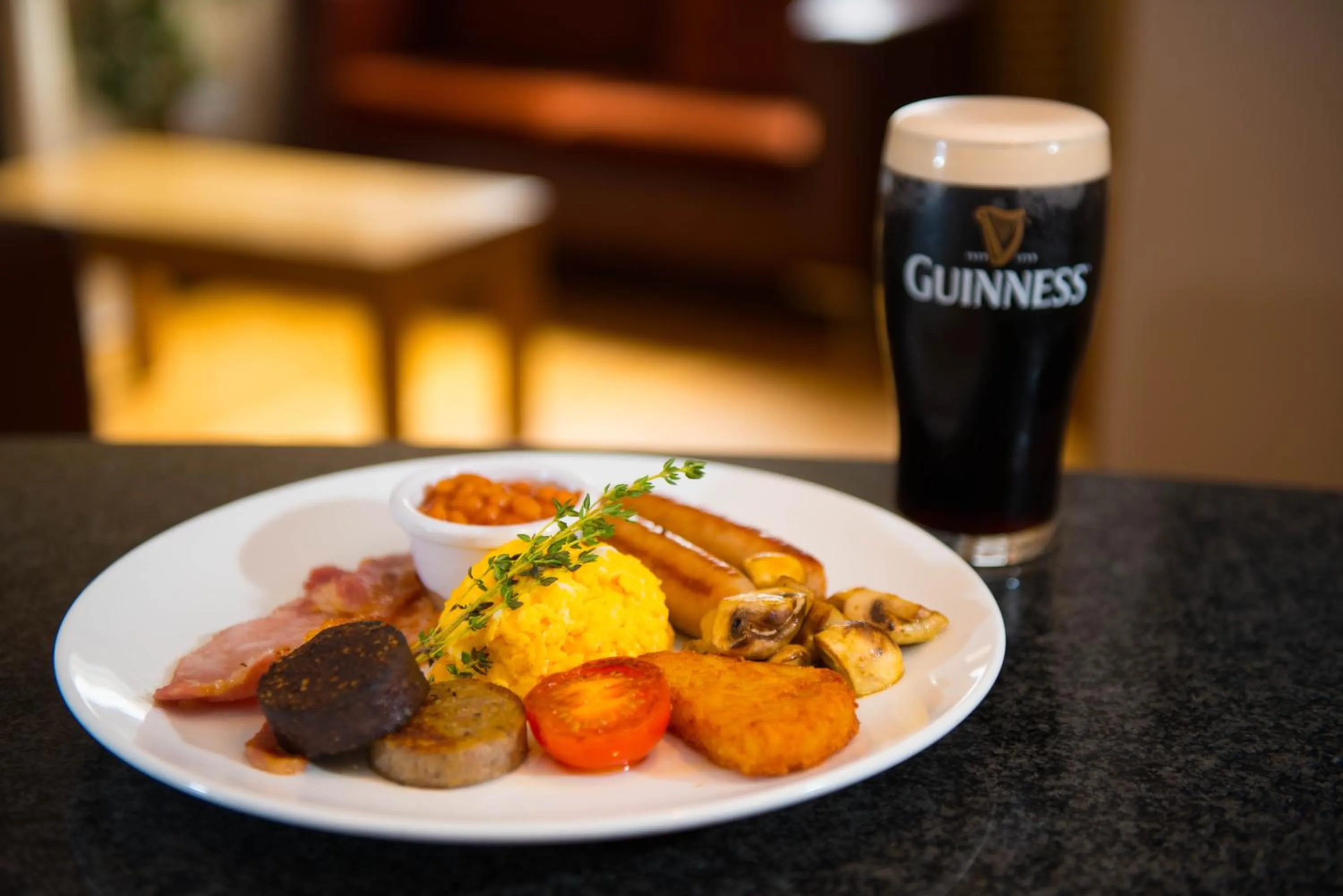 Buffet breakfast in Murphy's Hotel