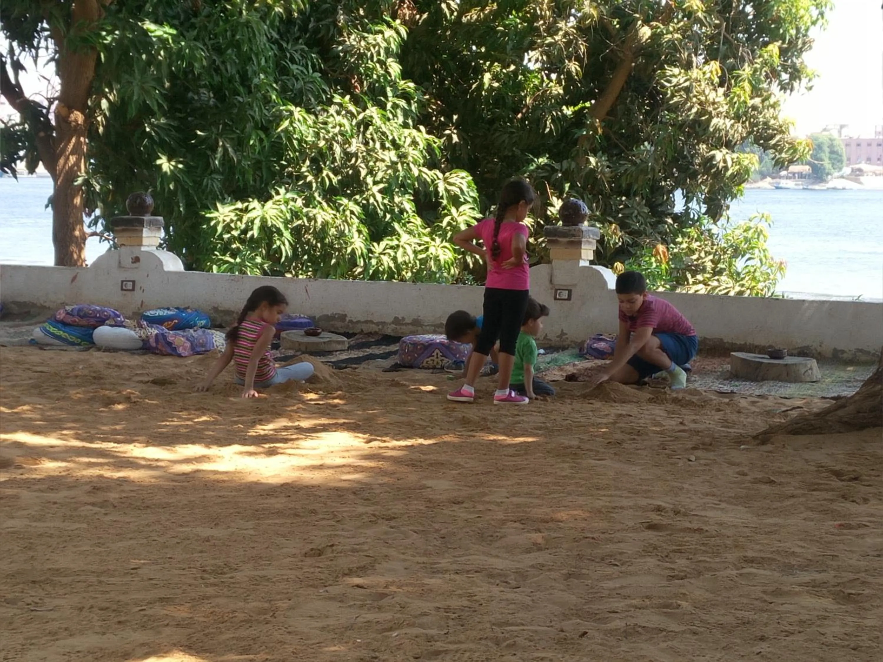 children in Maghrabi's Guest house