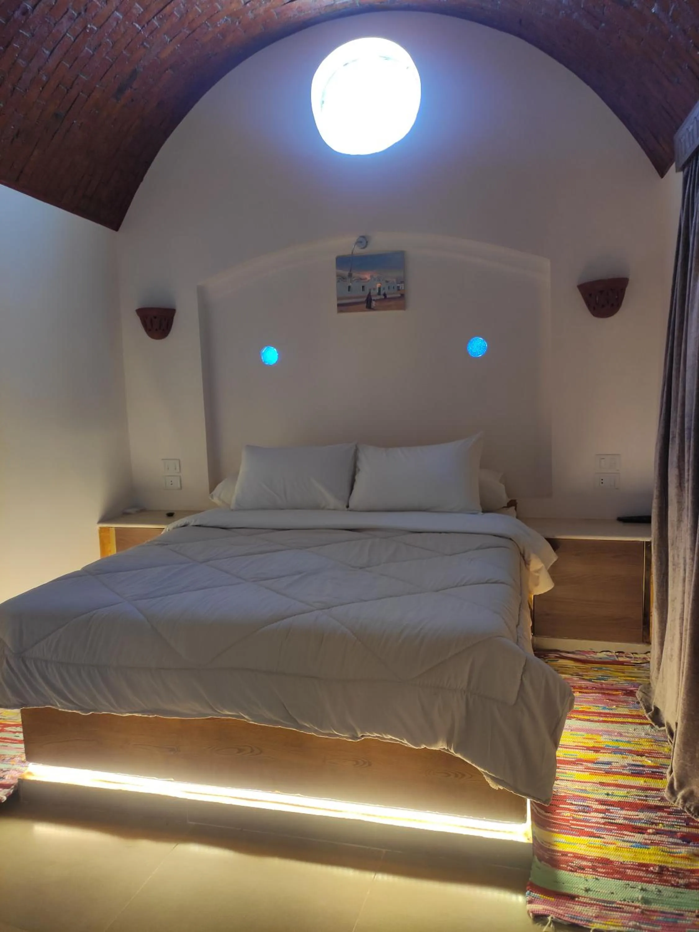 Bed in Maghrabi's Guest house