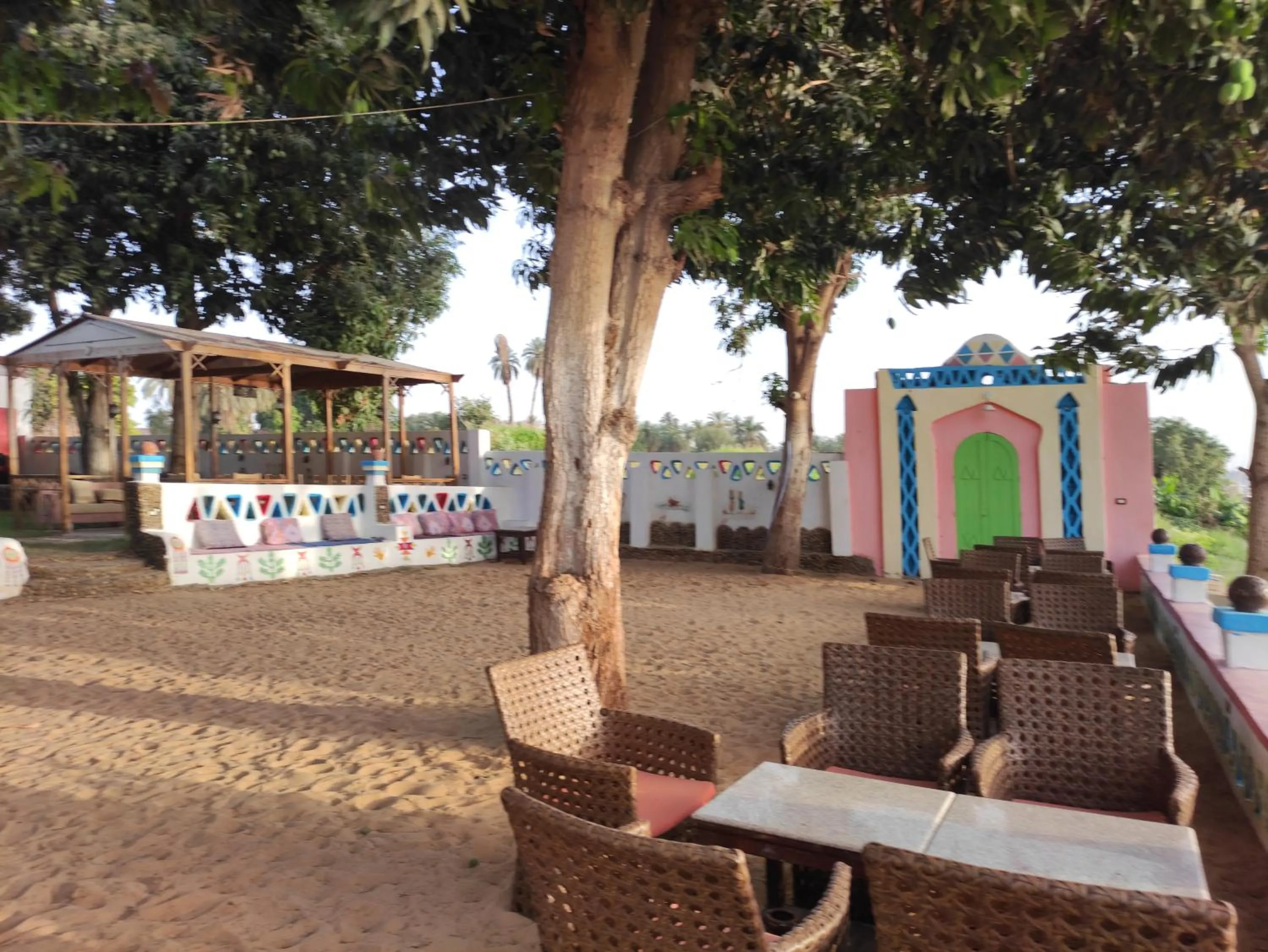 Patio in Maghrabi's Guest house