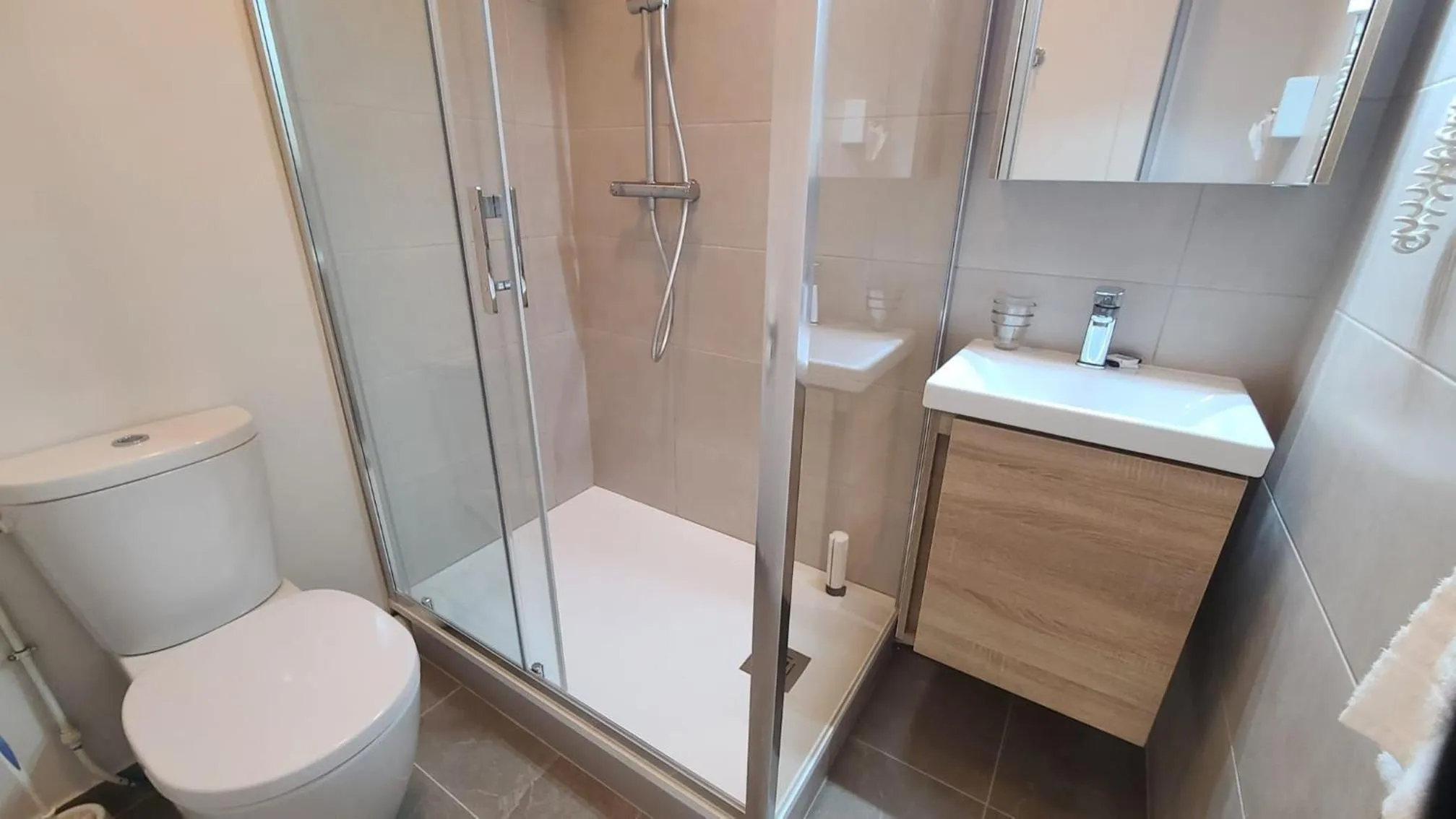 Bathroom in Hostellerie de Pavillon Saint-Hubert