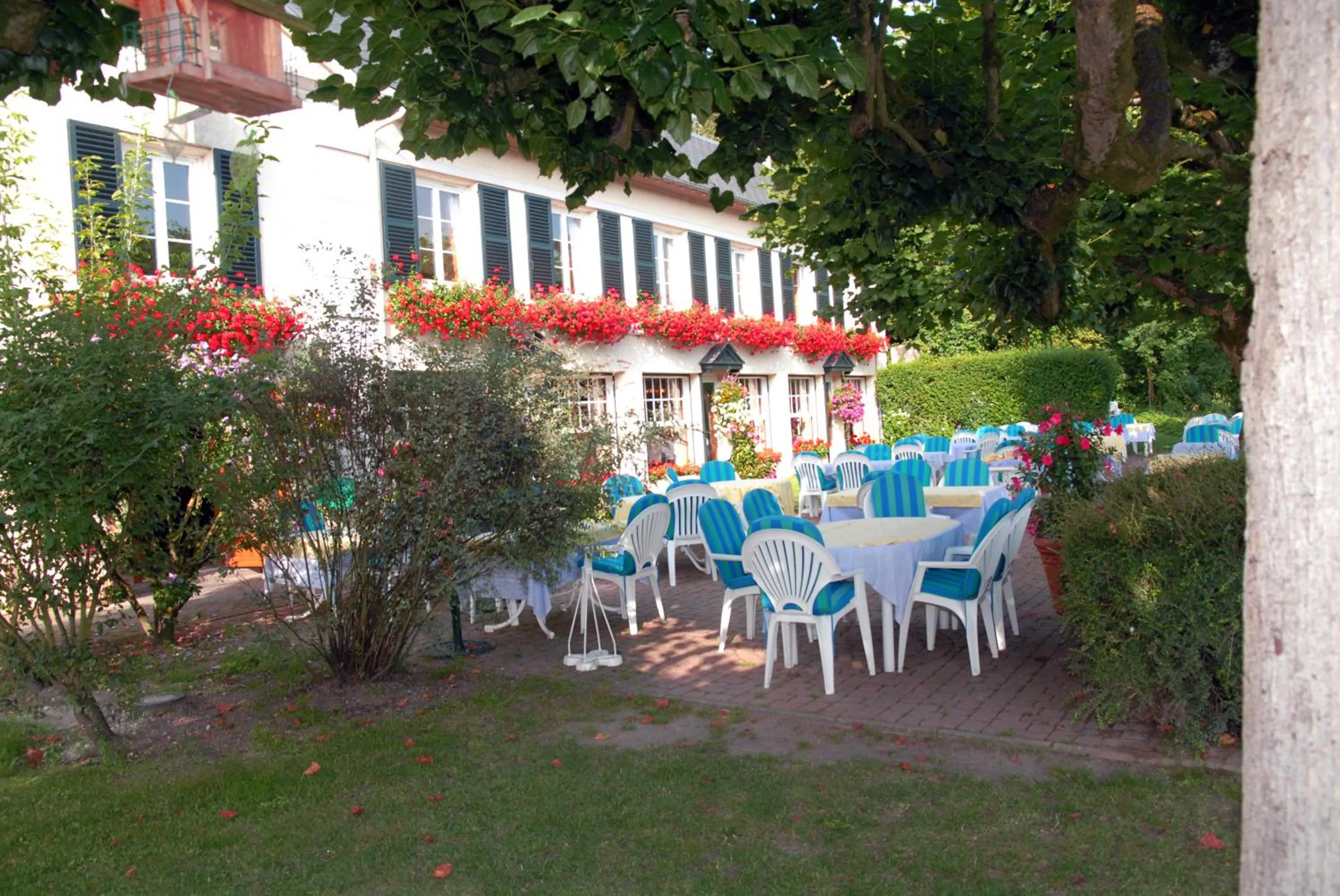 Balcony/Terrace in Hostellerie de Pavillon Saint-Hubert