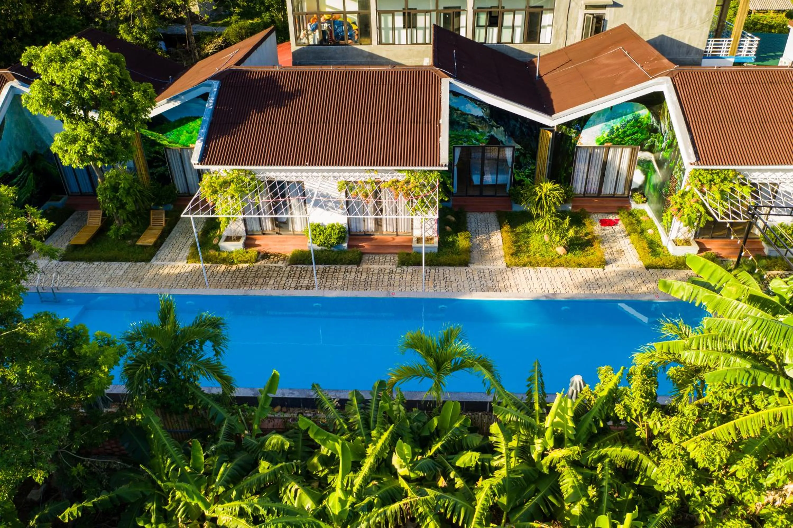 Bird's eye view in Commander Lodge