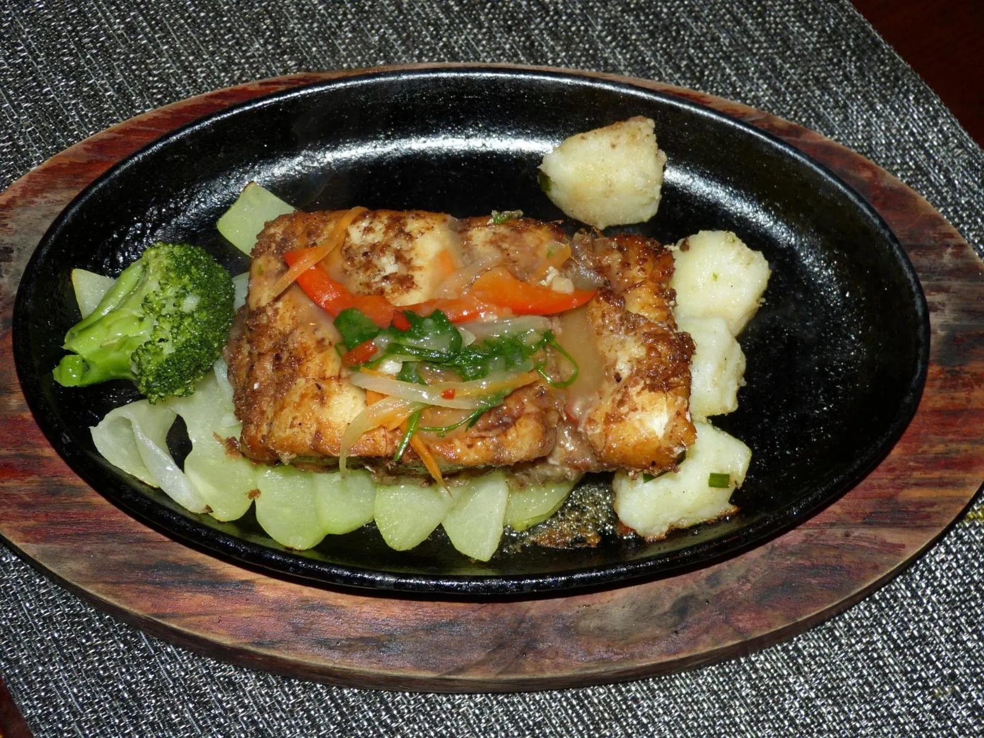 Food close-up in Commander Lodge