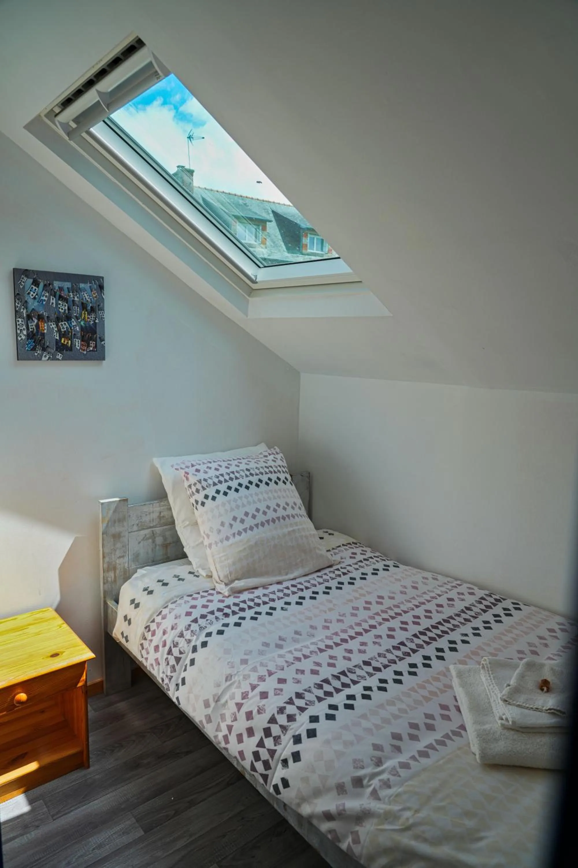 Bedroom, Bed in Les Hortensias GR 34 - Chambres d'Hôtes