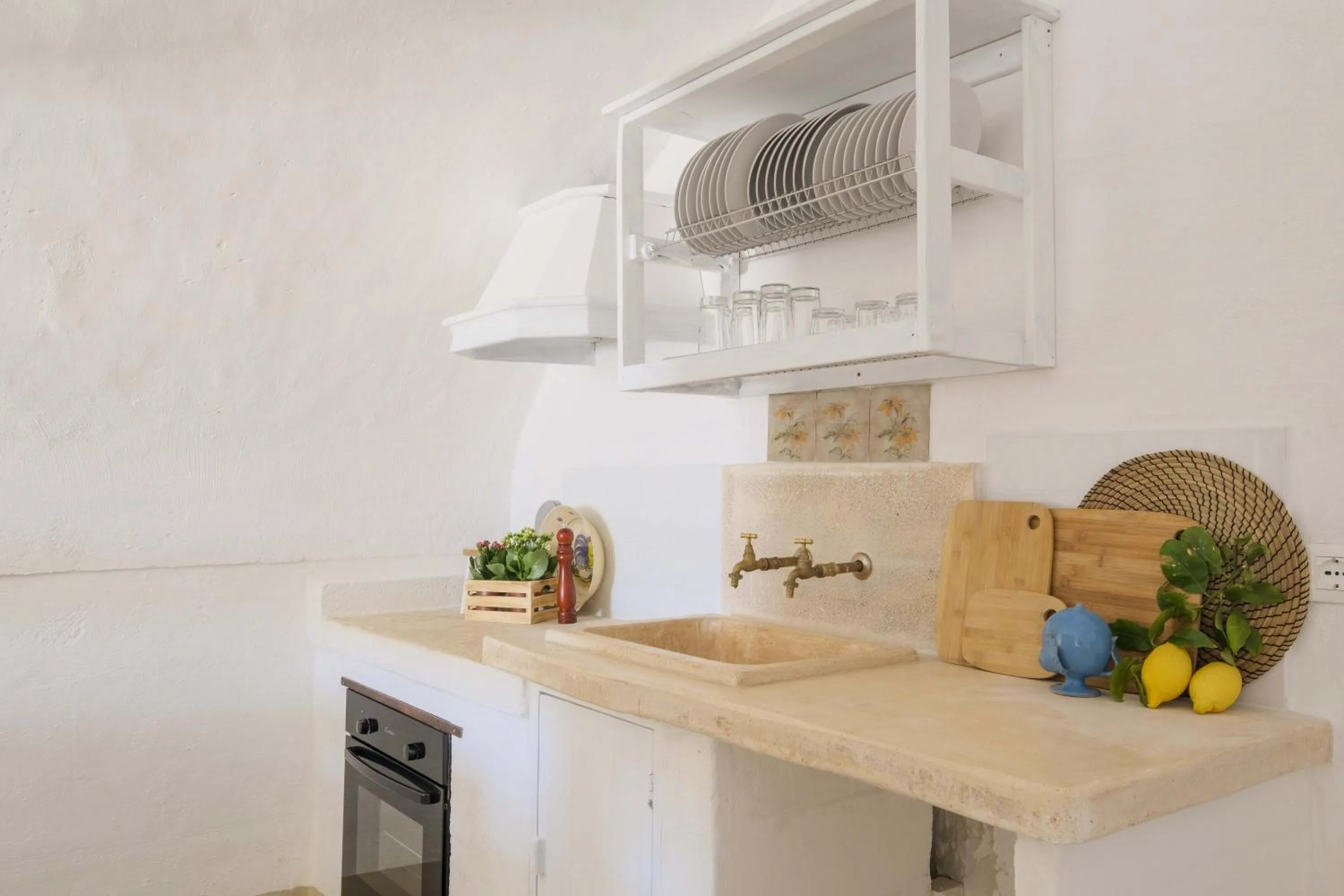 Kitchen or kitchenette in Masseria Mammella