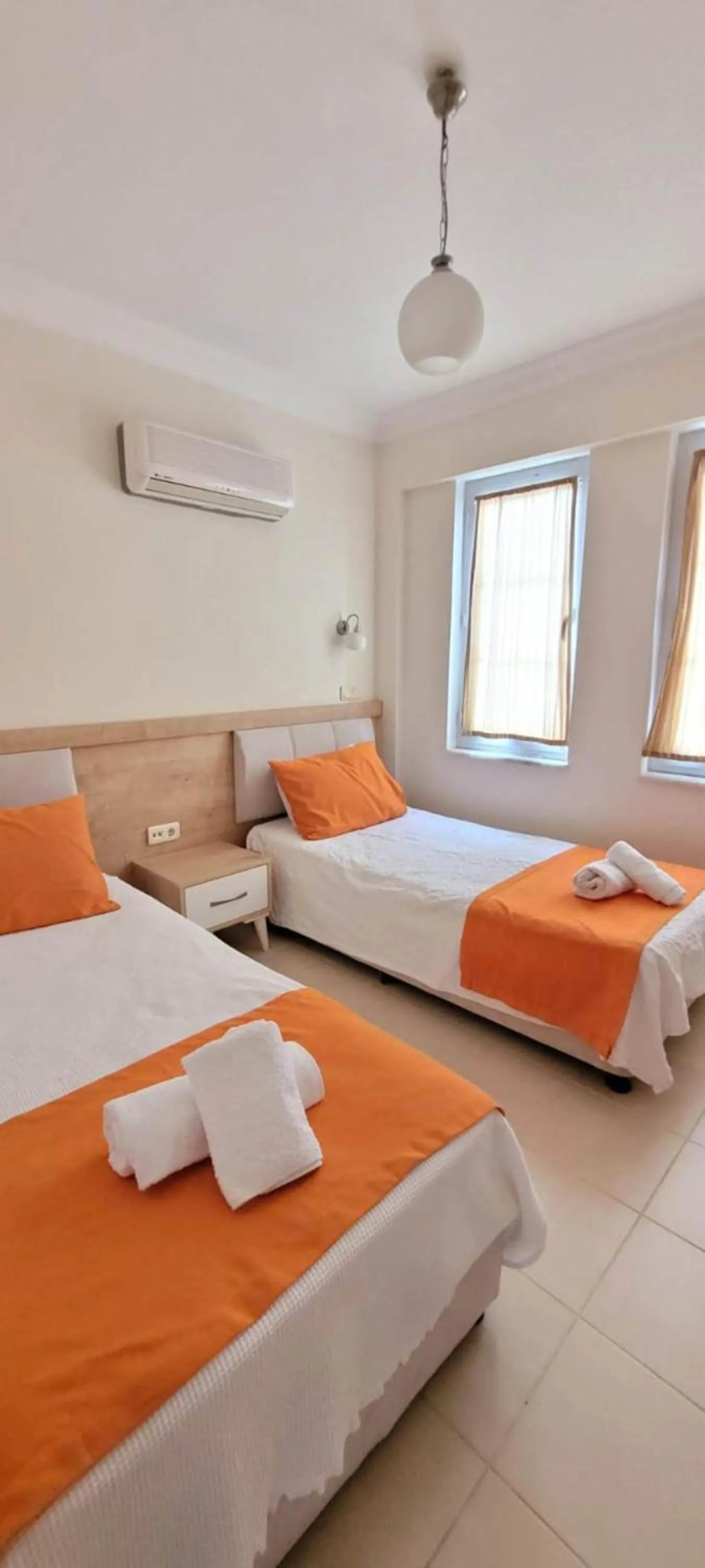 Bed in Tayfun Apart Hotel