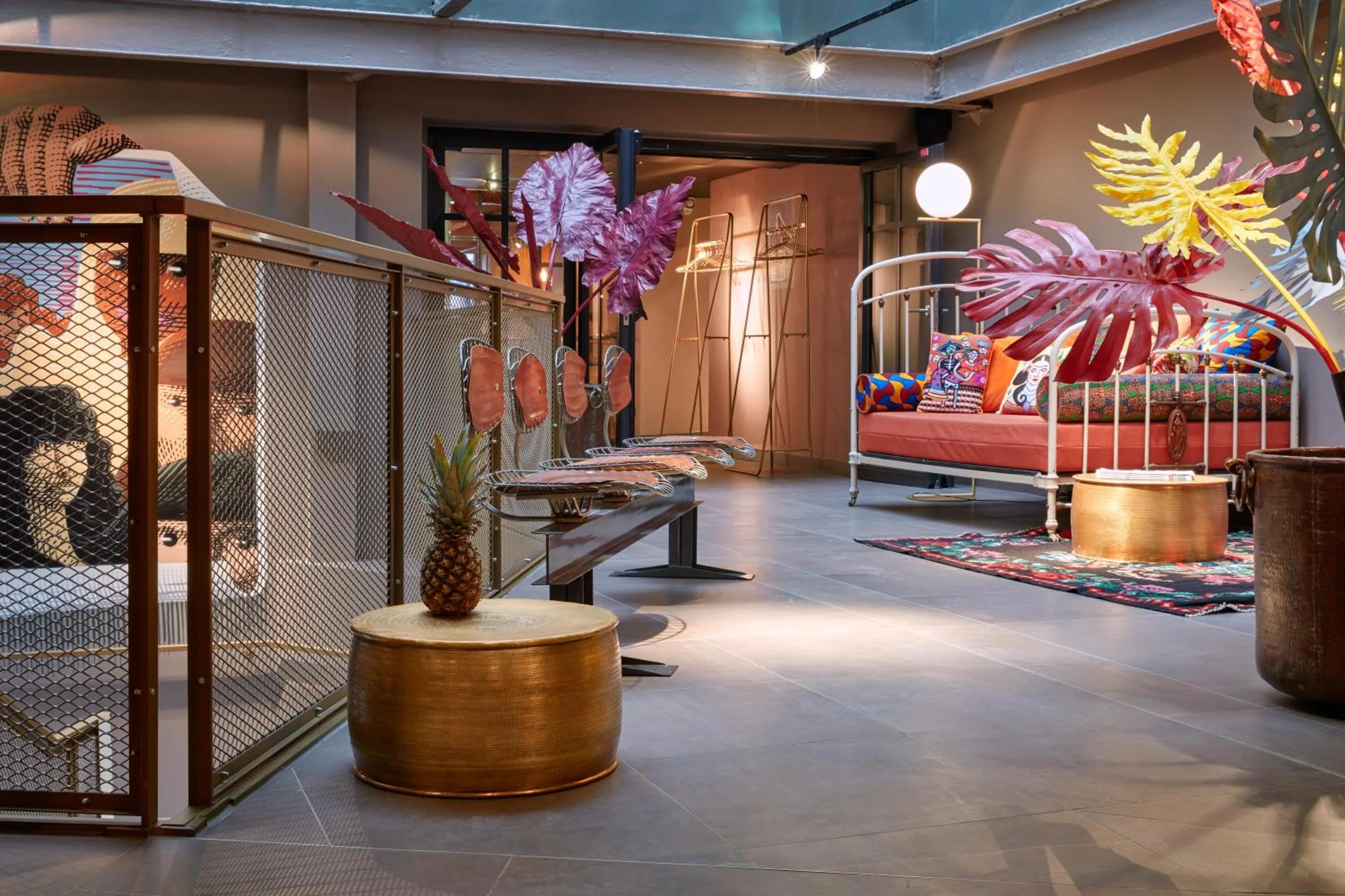 Lobby or reception in 25hours Hotel Terminus Nord