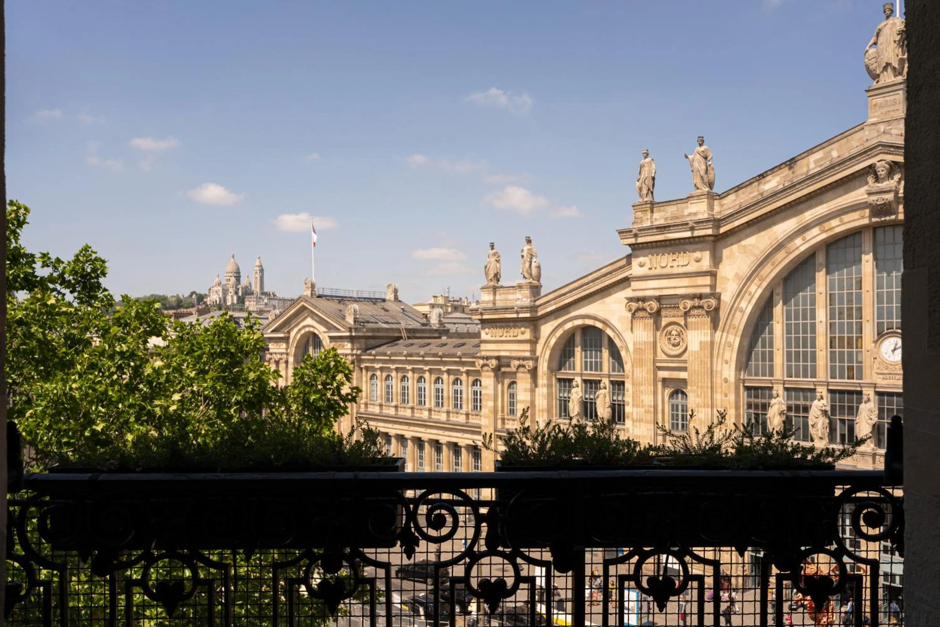 View (from property/room) in 25hours Hotel Terminus Nord
