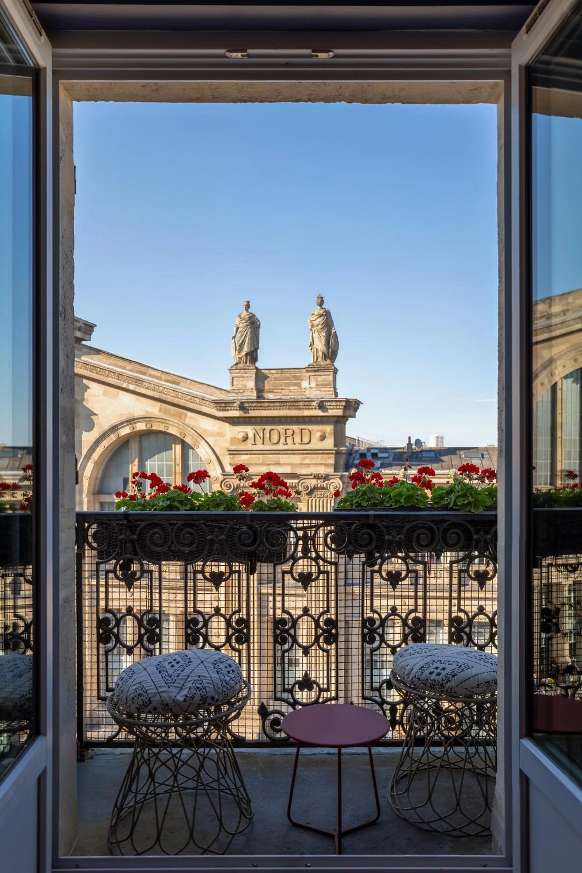 Balcony/Terrace in 25hours Hotel Terminus Nord
