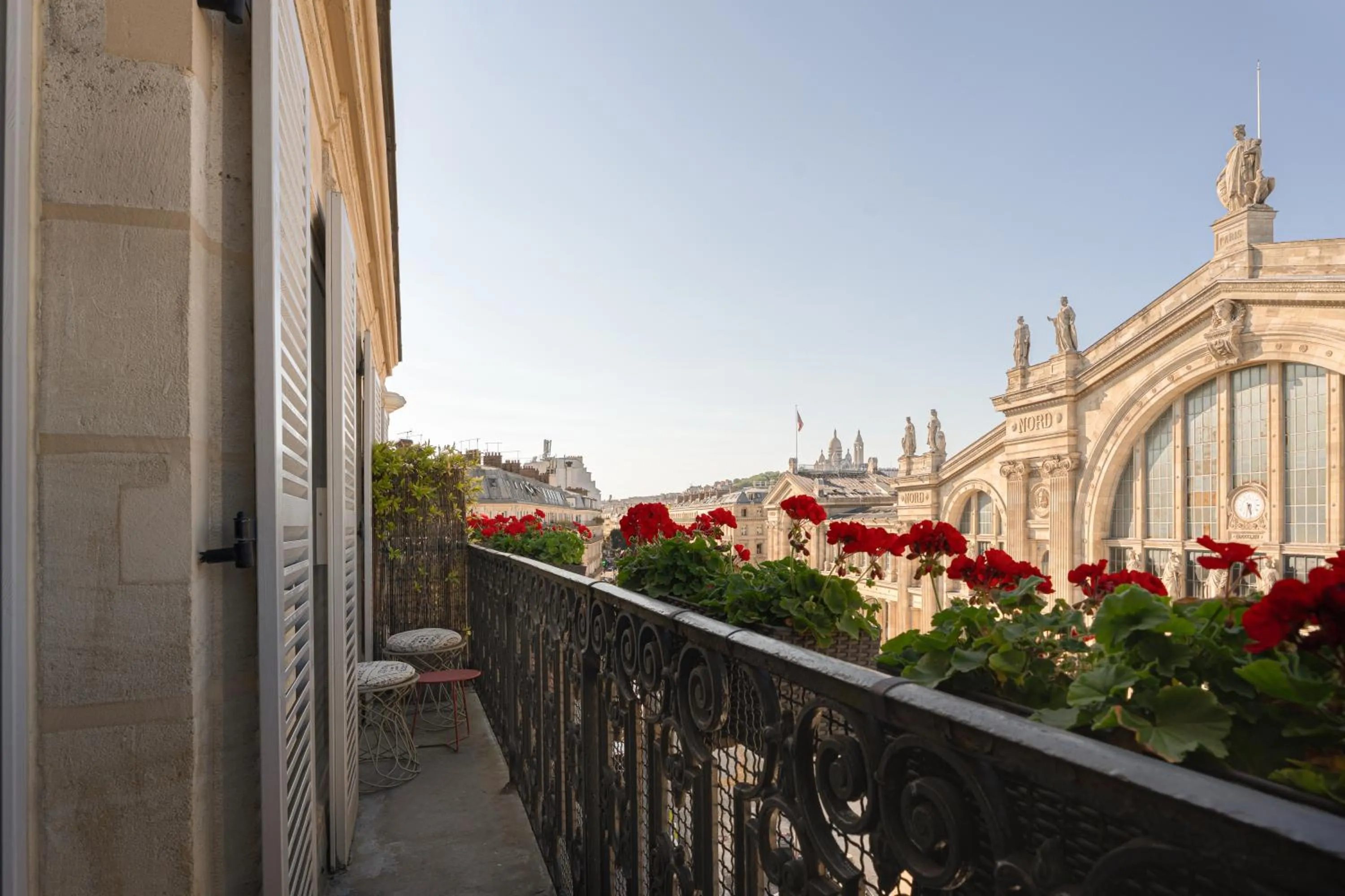 Balcony/Terrace in 25hours Hotel Terminus Nord