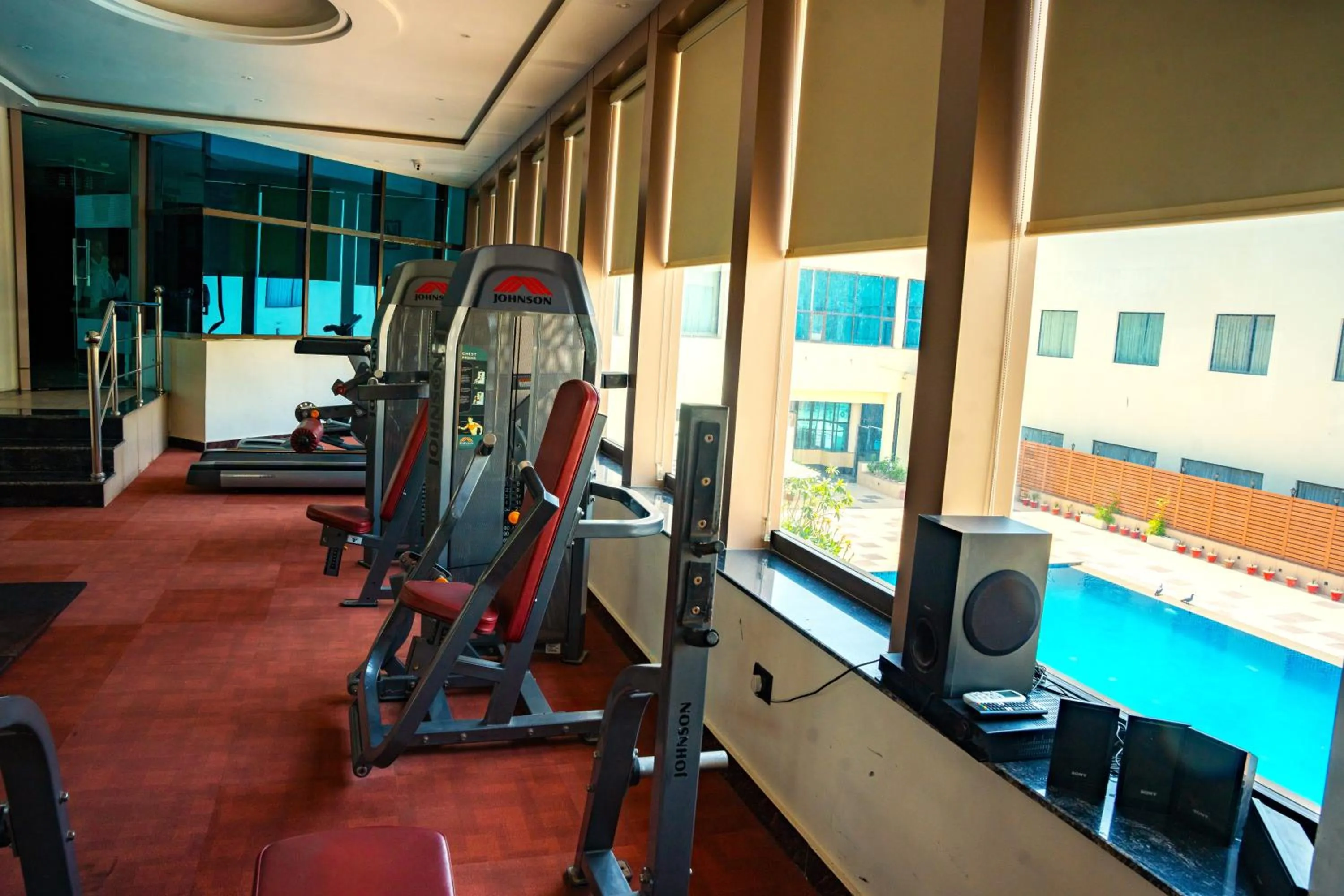 Fitness centre/facilities in Ramada Ajmer