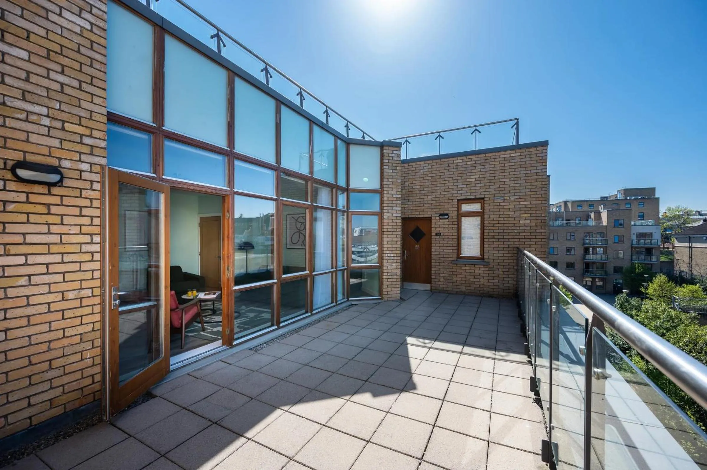 Balcony/Terrace in Staycity Aparthotels Dublin Augustine