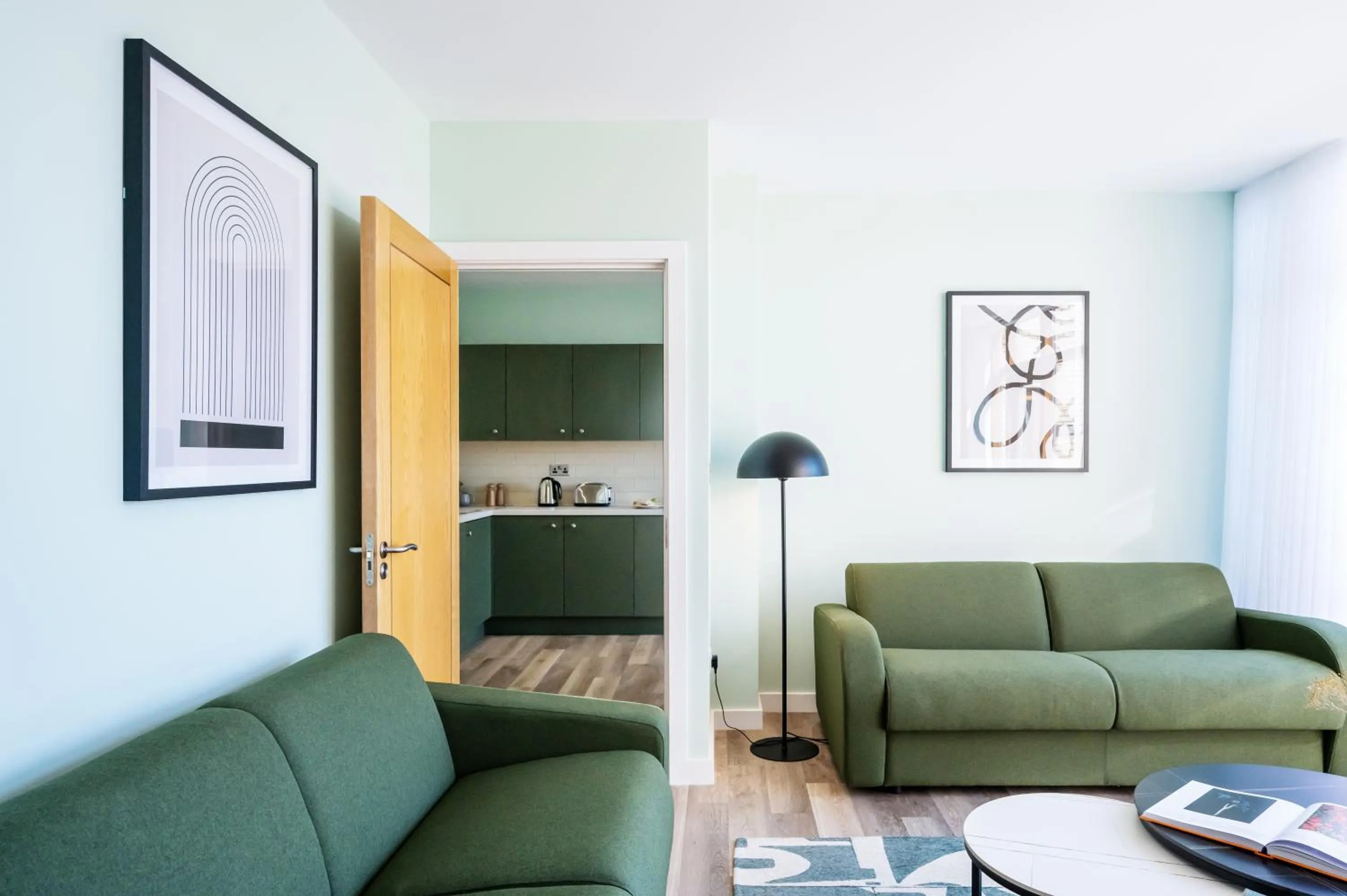 Living room in Staycity Aparthotels Dublin Augustine