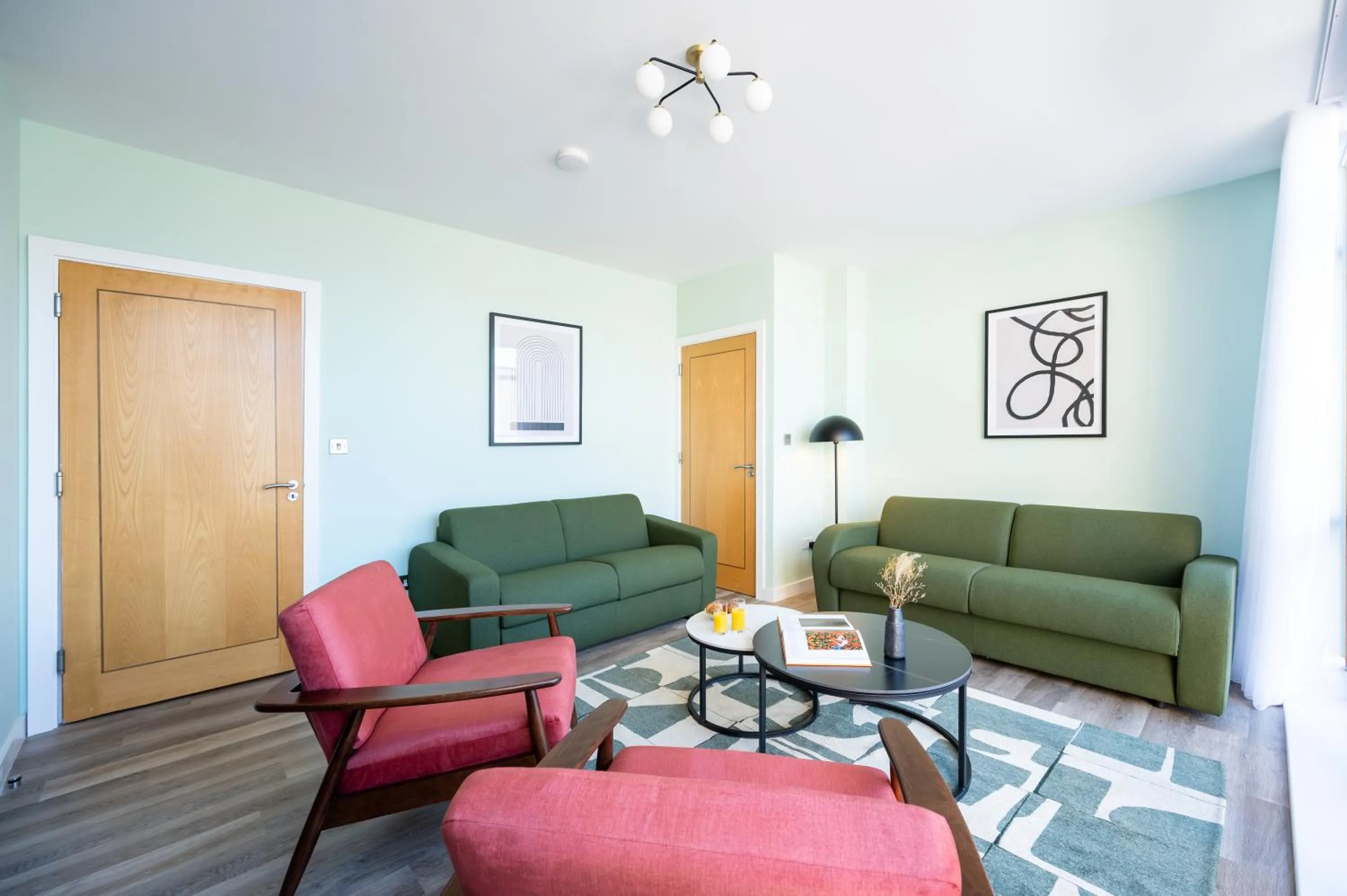 Living room in Staycity Aparthotels Dublin Augustine