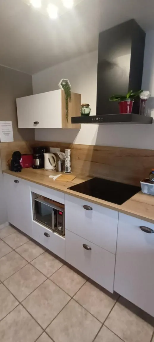 Kitchen or kitchenette in Chambres d'Hôtes Arnold