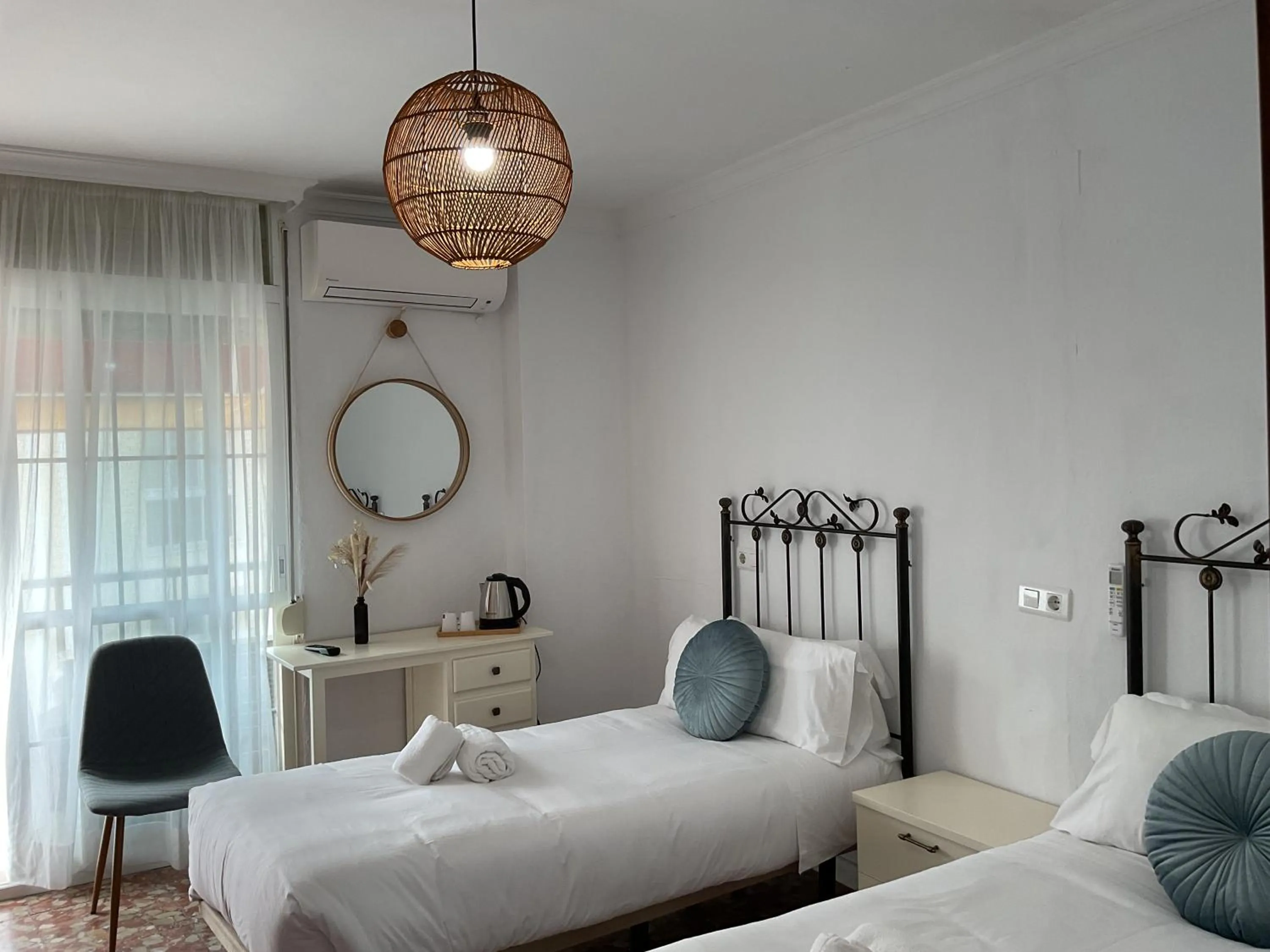 Bedroom, Bed in Hostal San Miguel by Croma