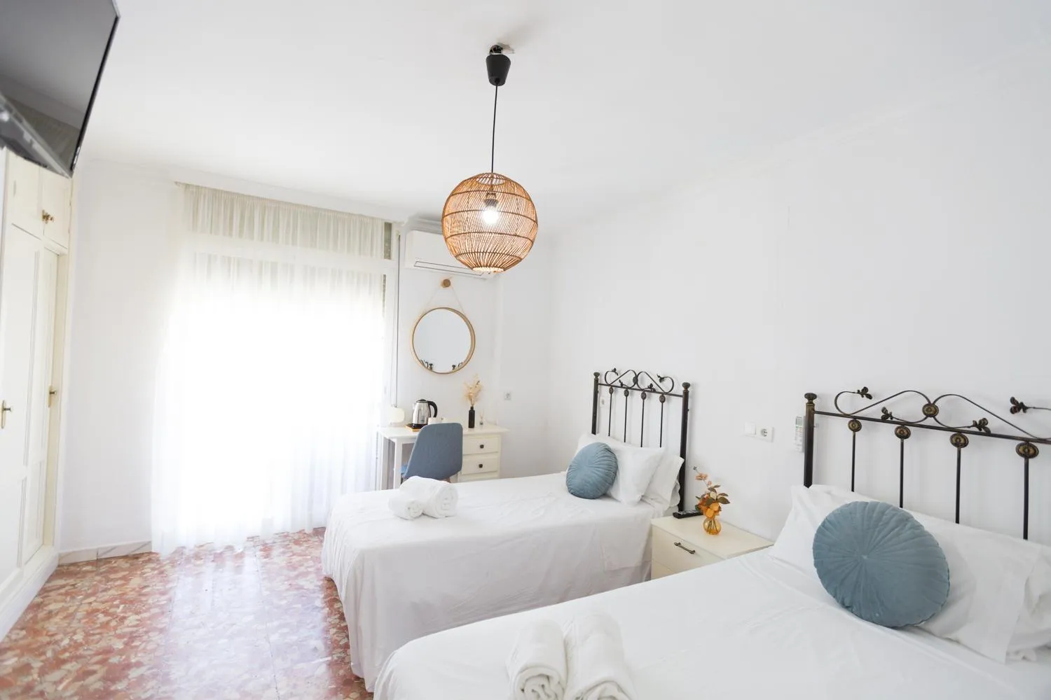 Bedroom, Bed in Hostal San Miguel by Croma