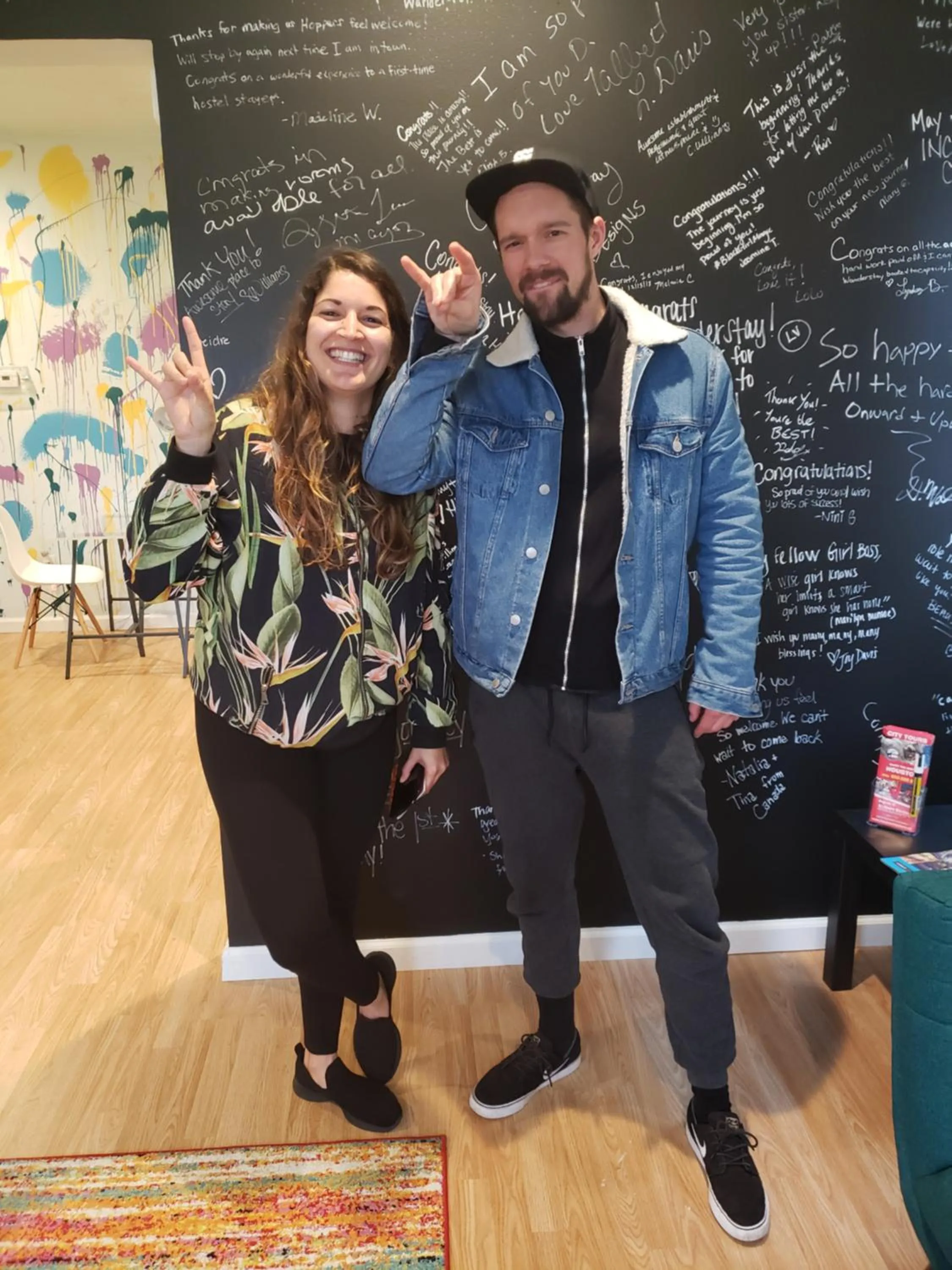 Guests in Wanderstay Houston Hostel