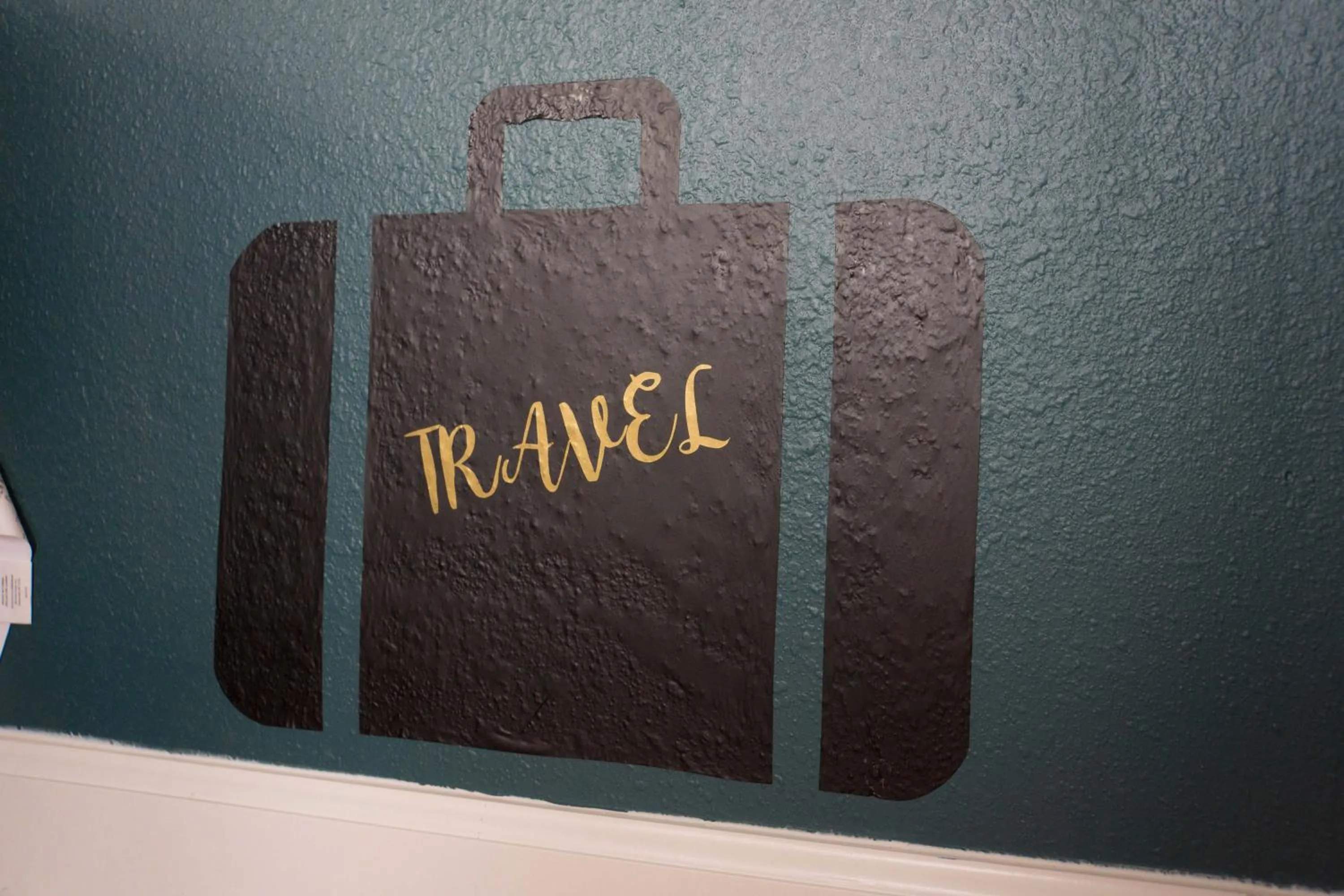 Decorative detail in Wanderstay Houston Hostel