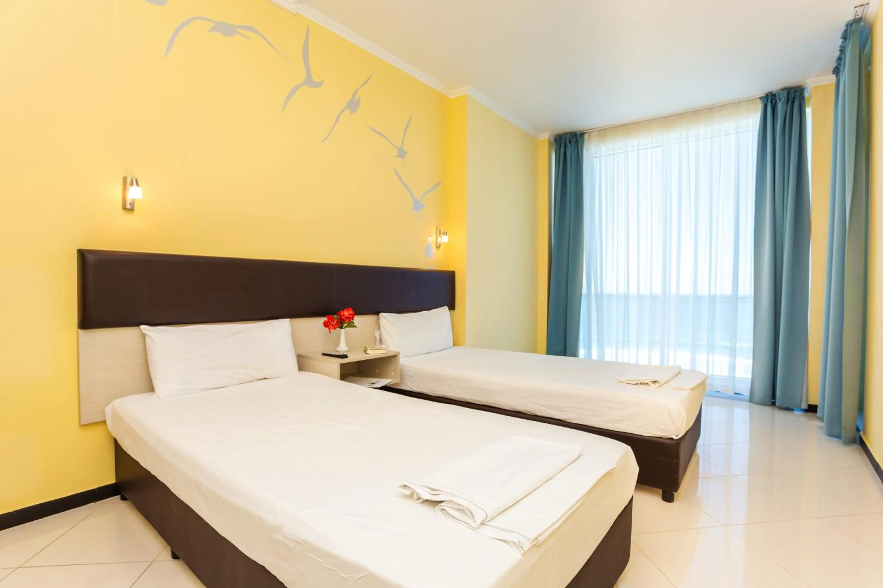 Spring, Bed in Blue Pearl Hotel - All Inclusive Plus